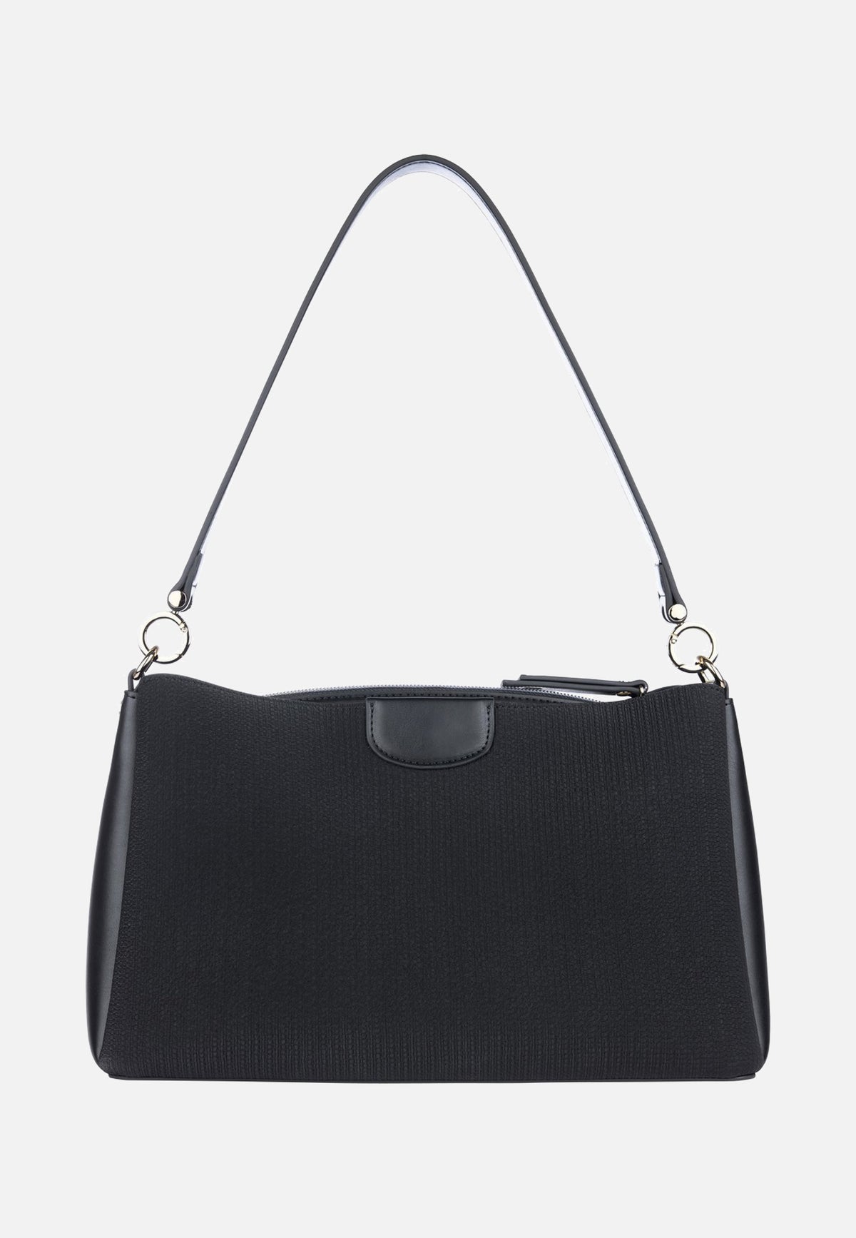 Bugatti Leah Shoulder Bag M Black Schultertasche