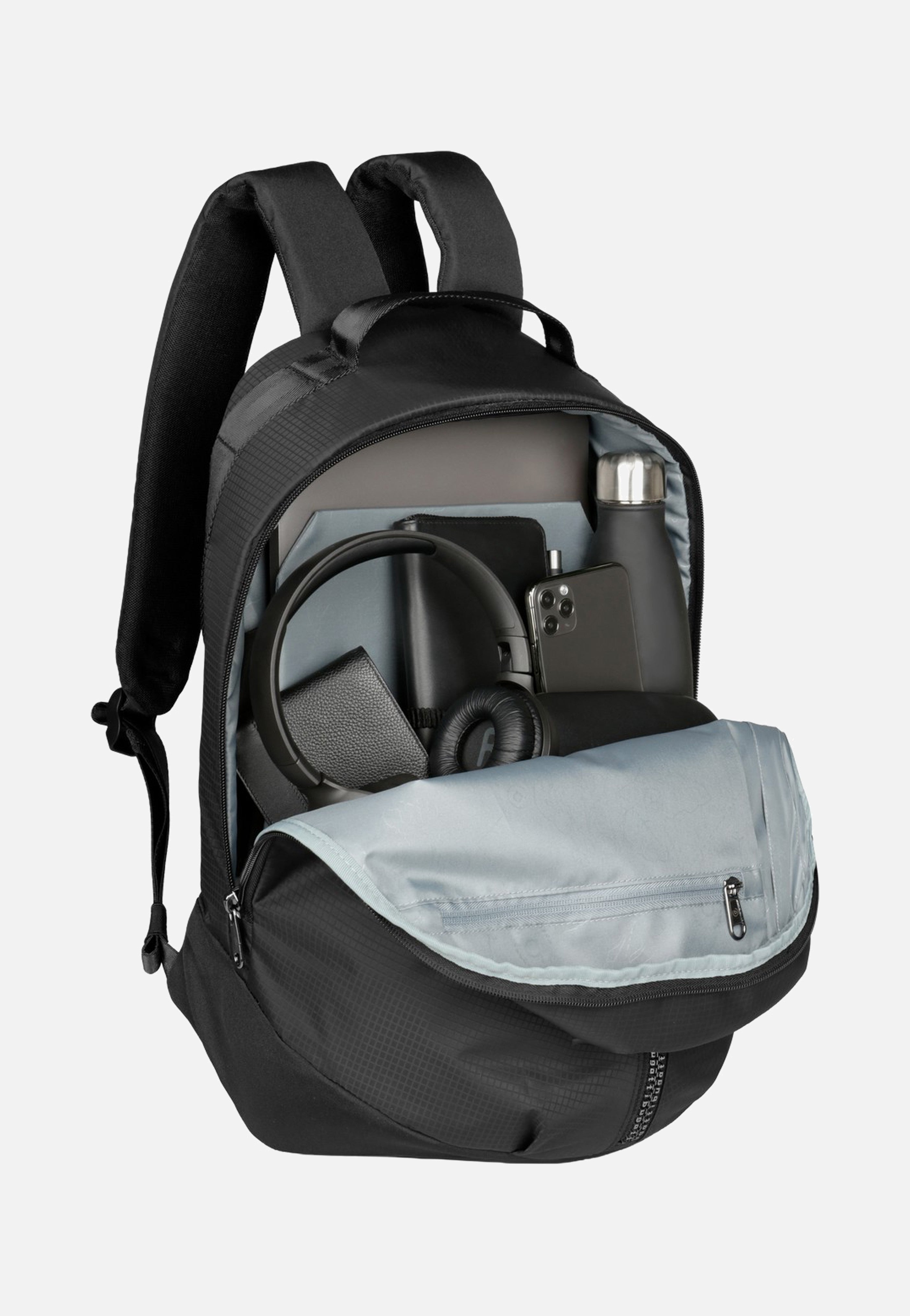 Bugatti Letter's  Backpack Black Rucksack