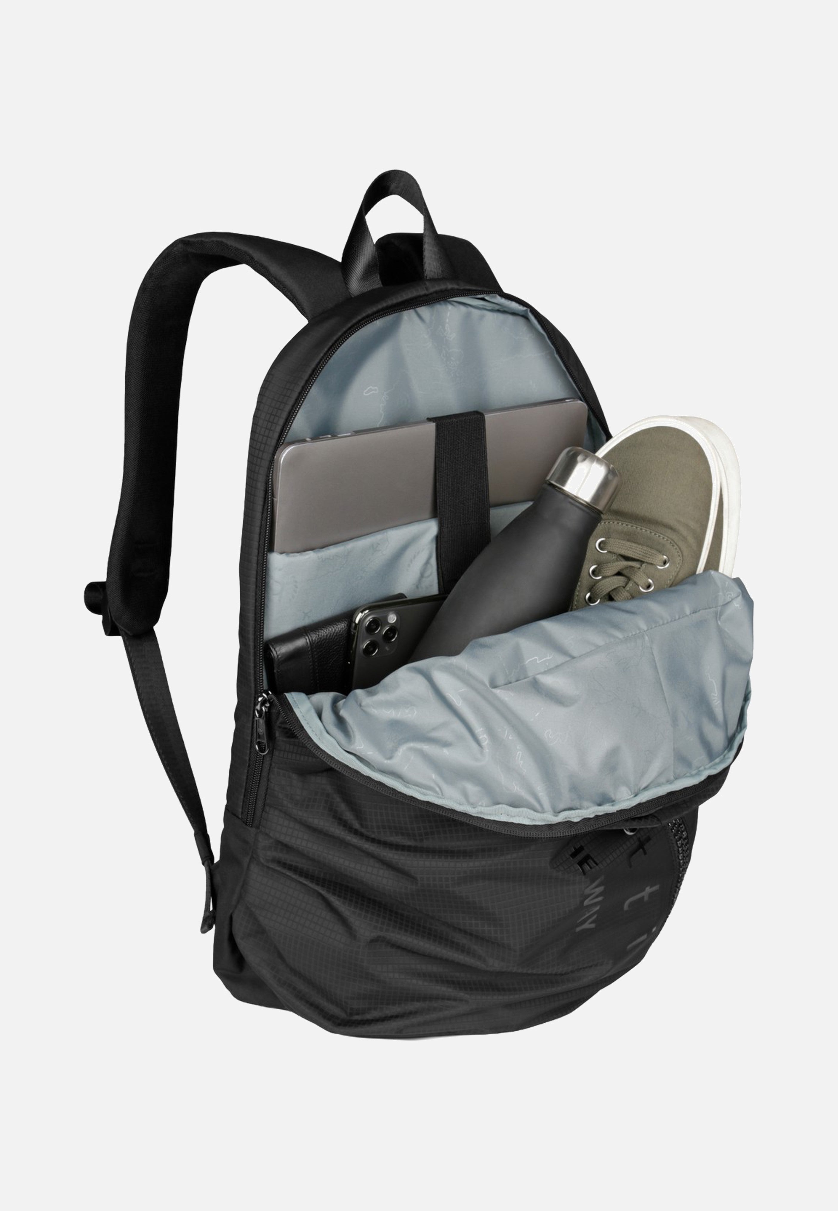 Bugatti Letter's  Backpack Black Rucksack