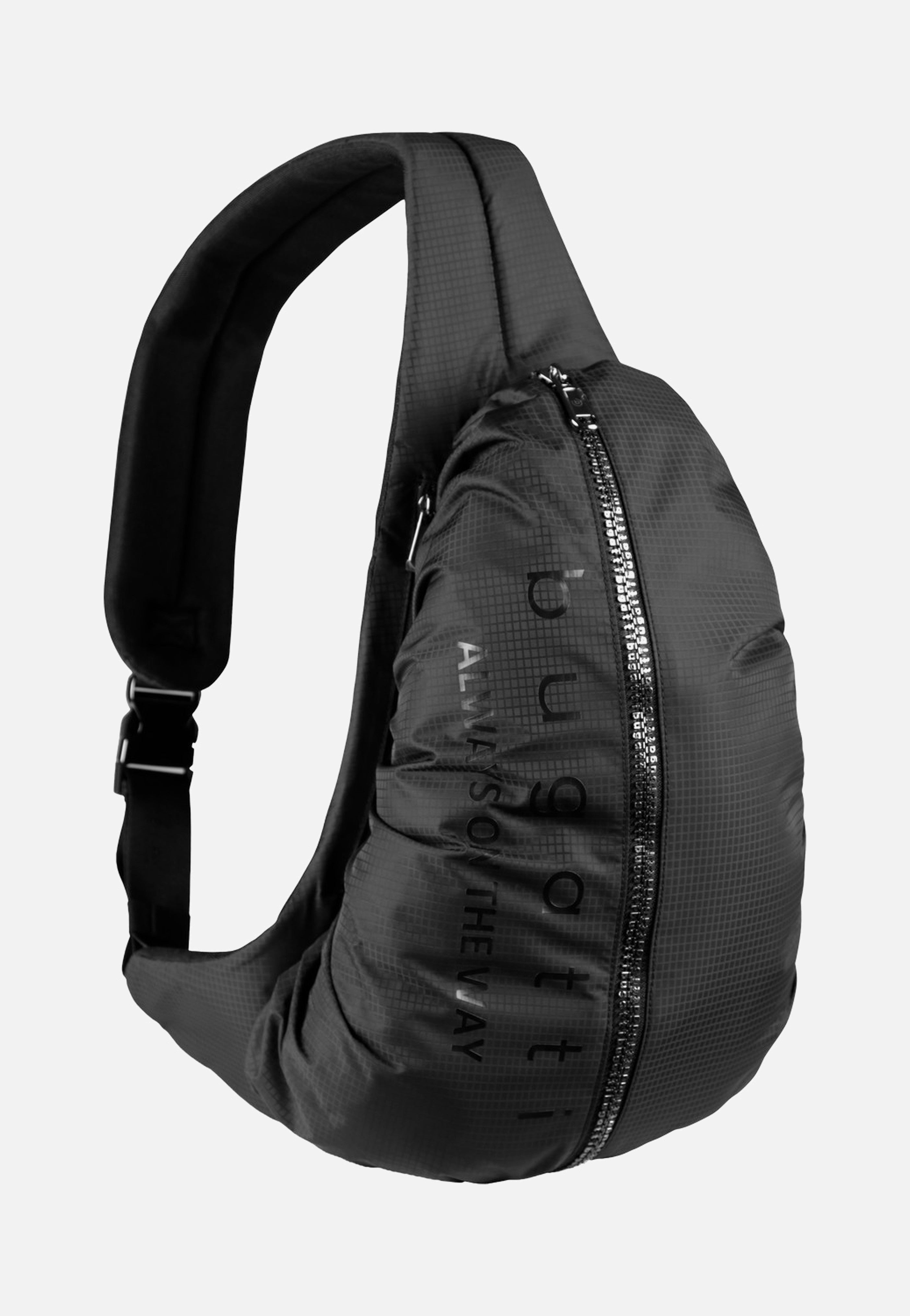 Bugatti Letter's Crossbody Black Sling Bag