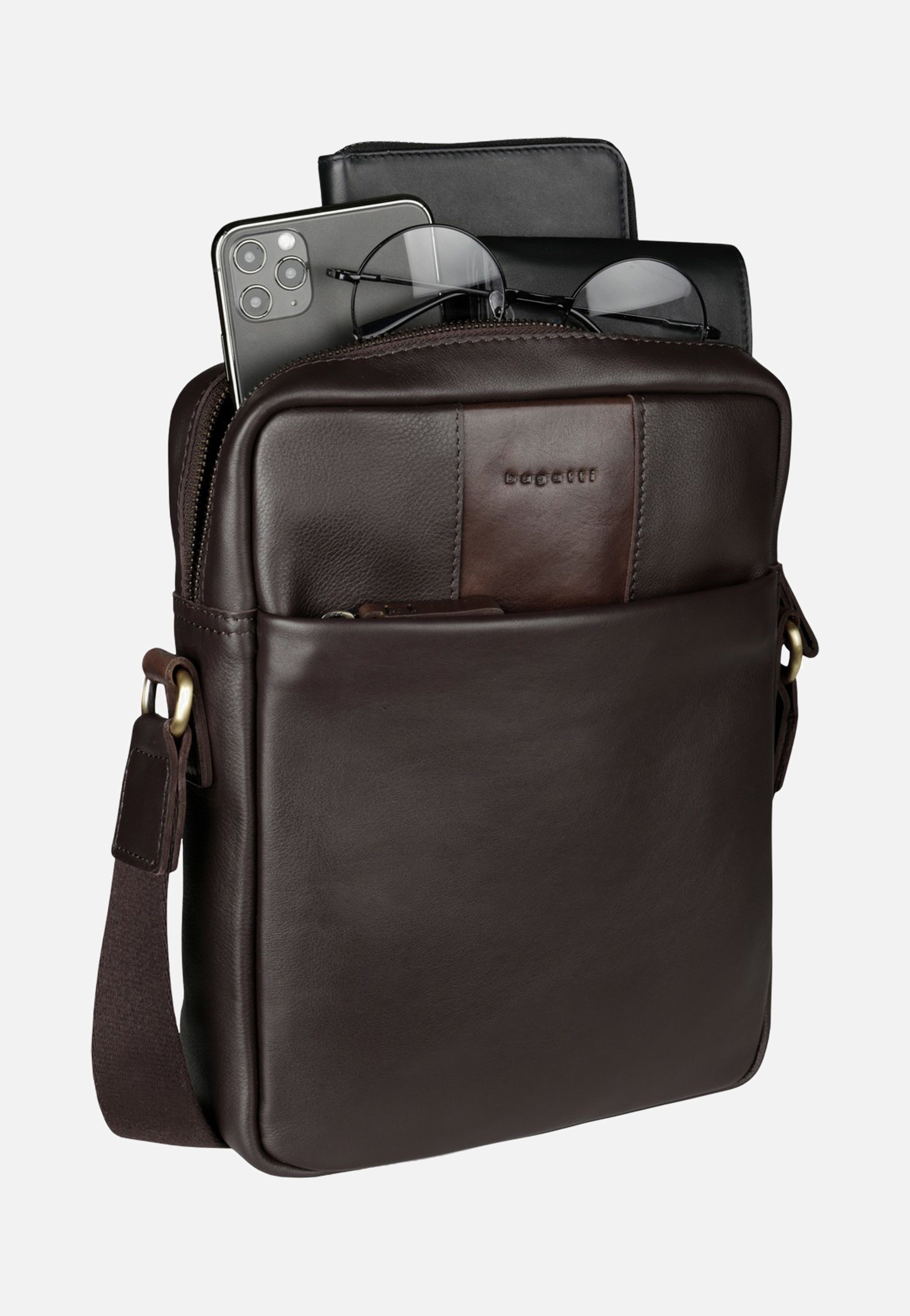 Bugatti Ryan Shoulder Bag Brown Shoulder Bag