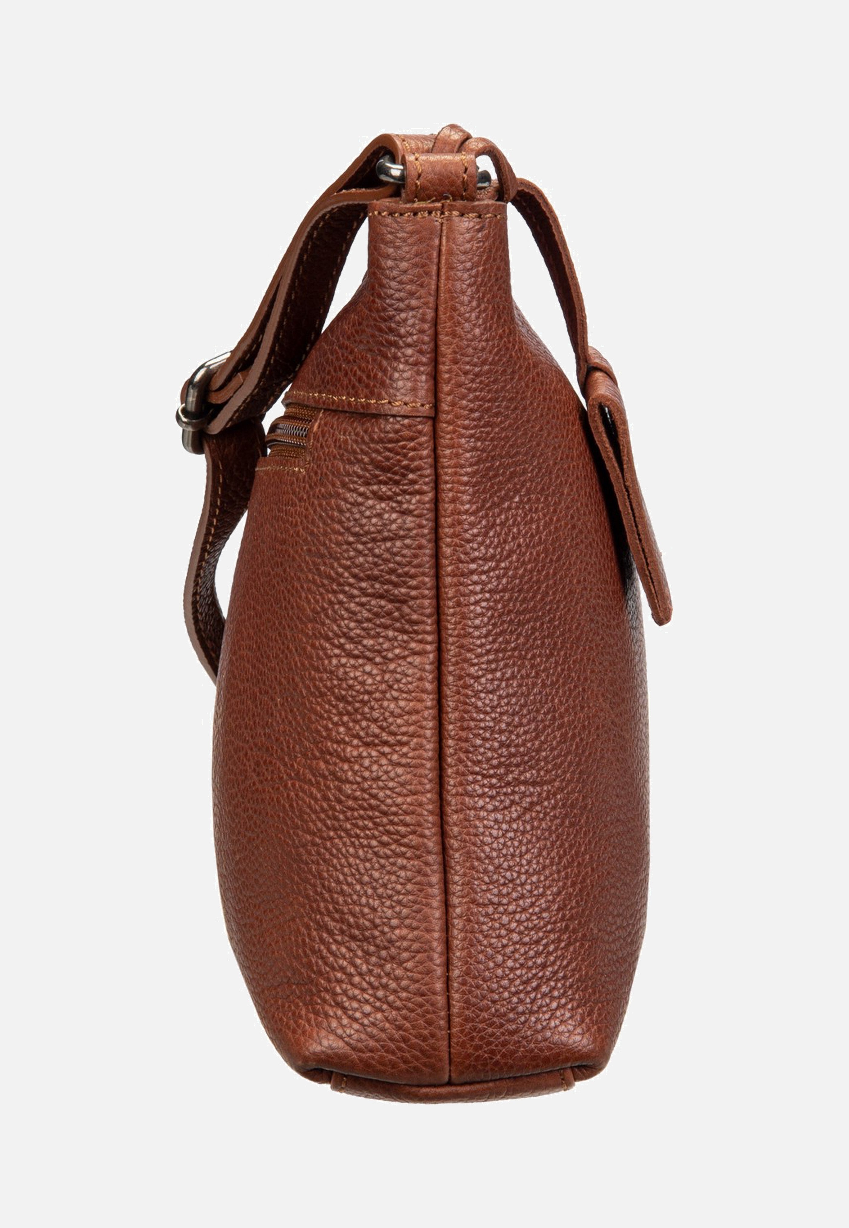 Burkely Antique Avery Zip 8005224 Cognac Umhängetasche