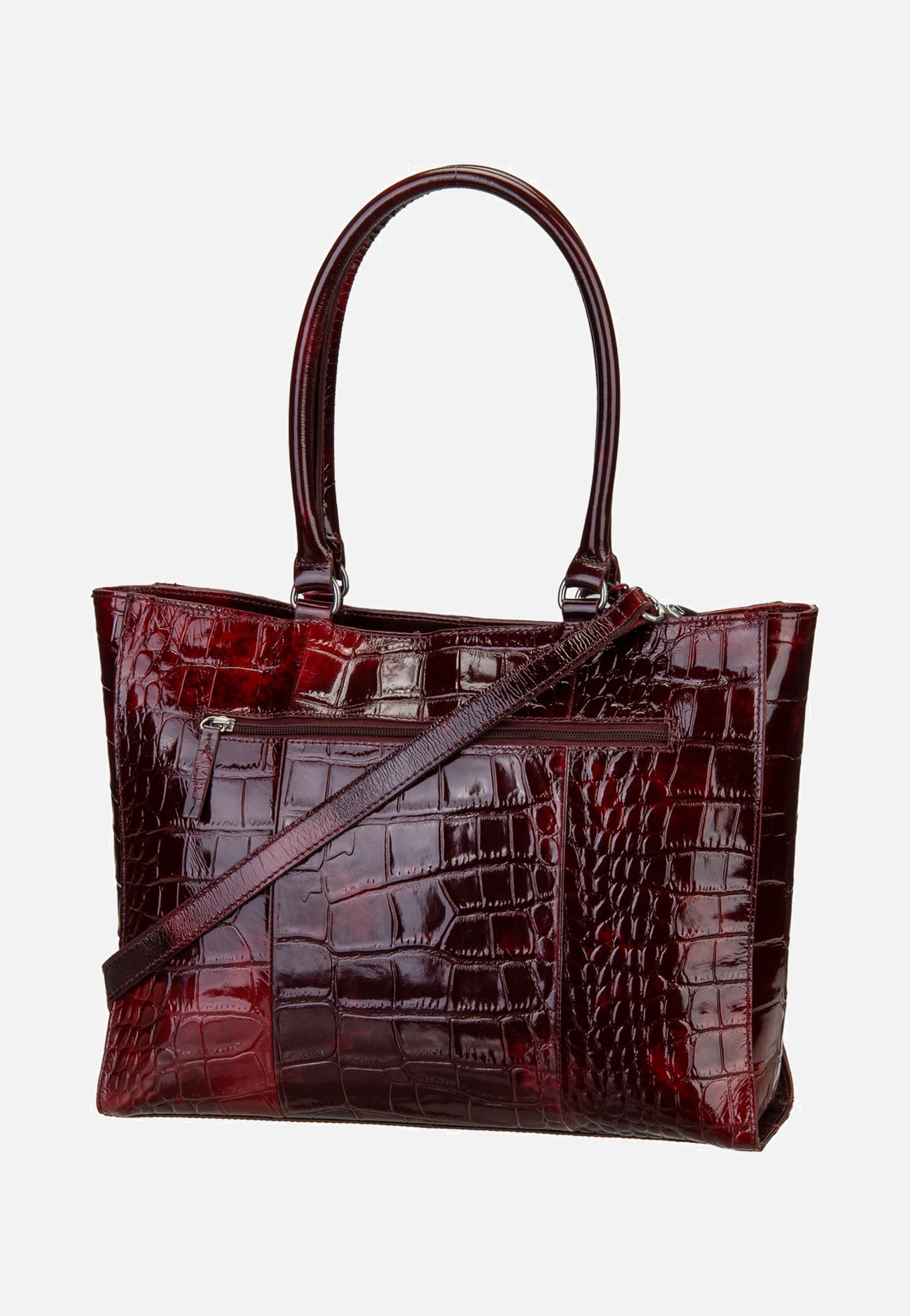 Burkely Cool Colbie 1000853 Burgundy Patent Laptop Bag