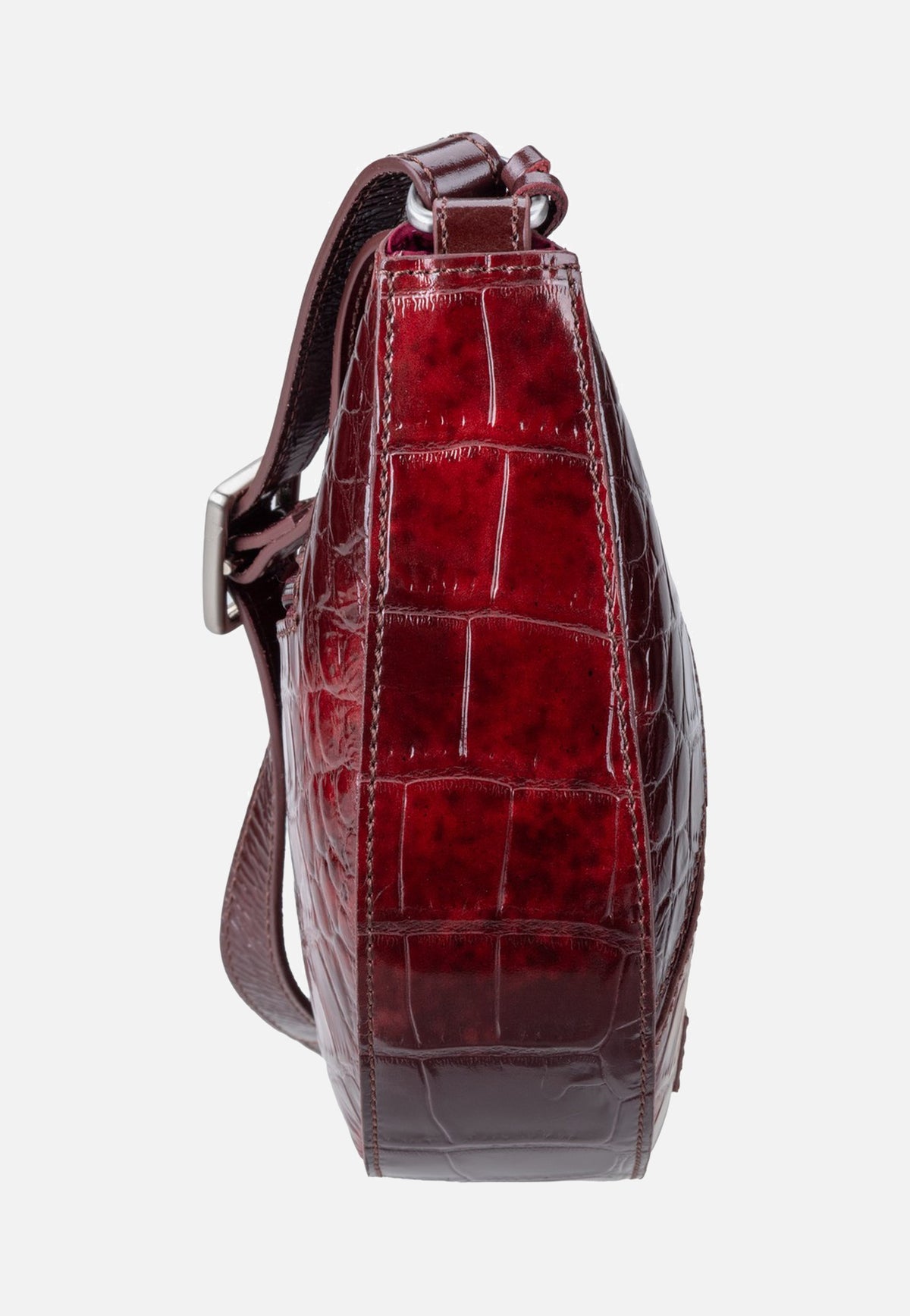 Burkely Cool Colbie 1000863 Burgundy Patent Crossbody Bag