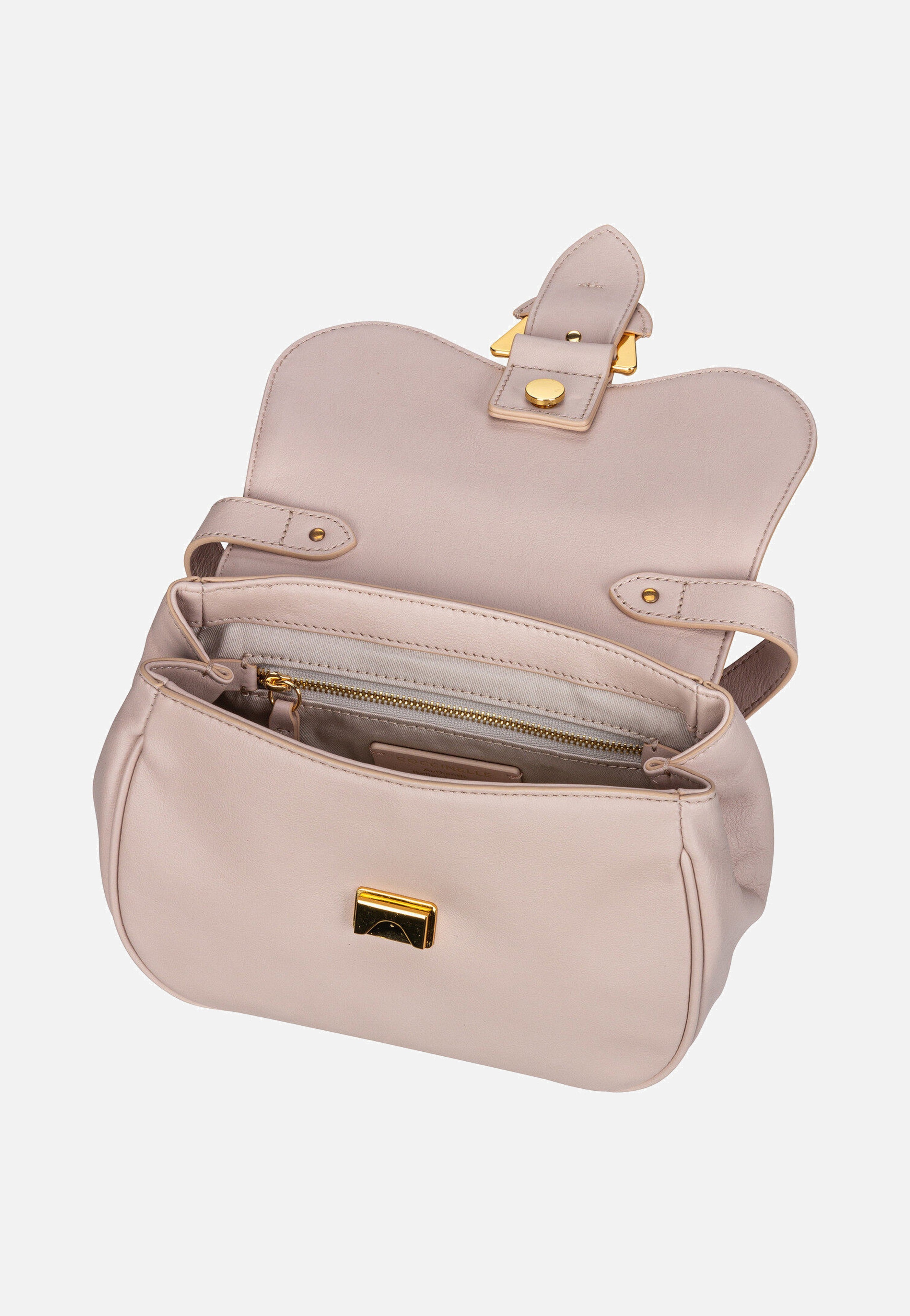 Coccinelle Blake Smooth 1501 Rosette Saddle Bag
