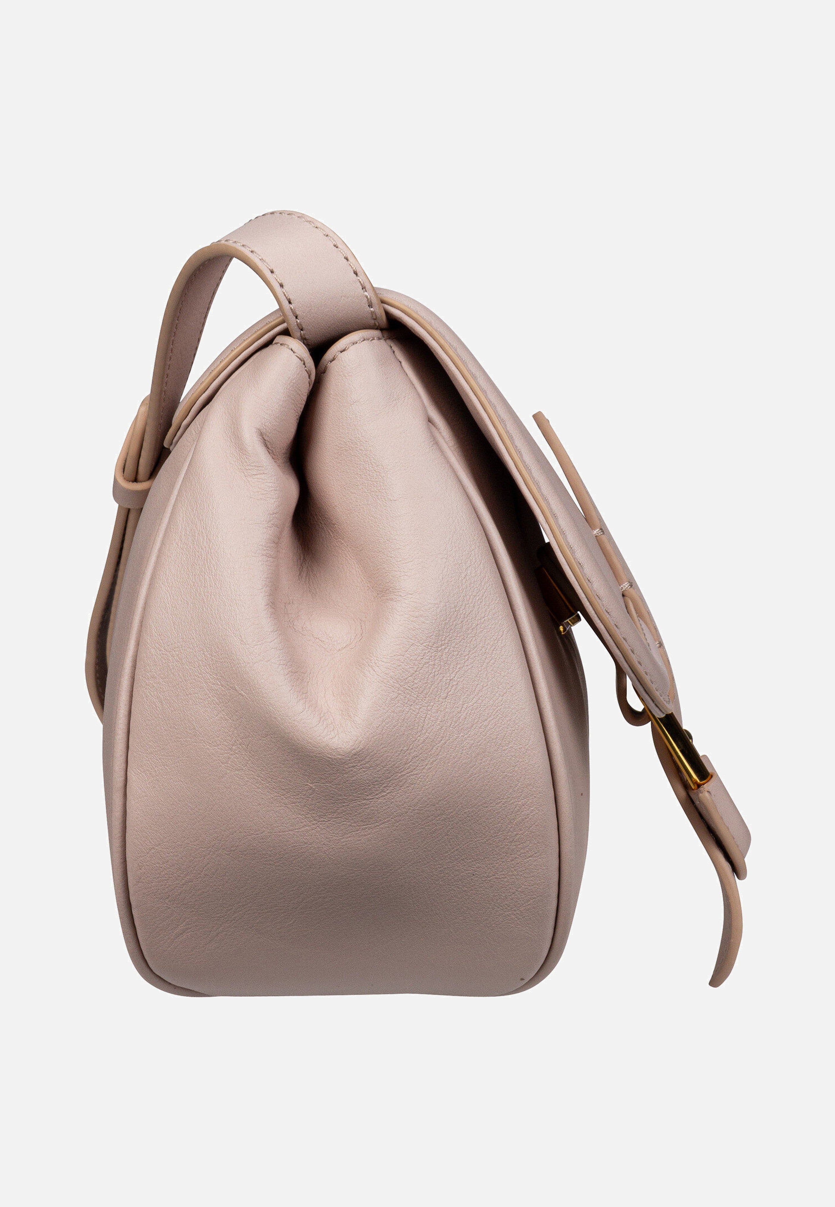 Coccinelle Blake Smooth 1501 Rosette Saddle Bag