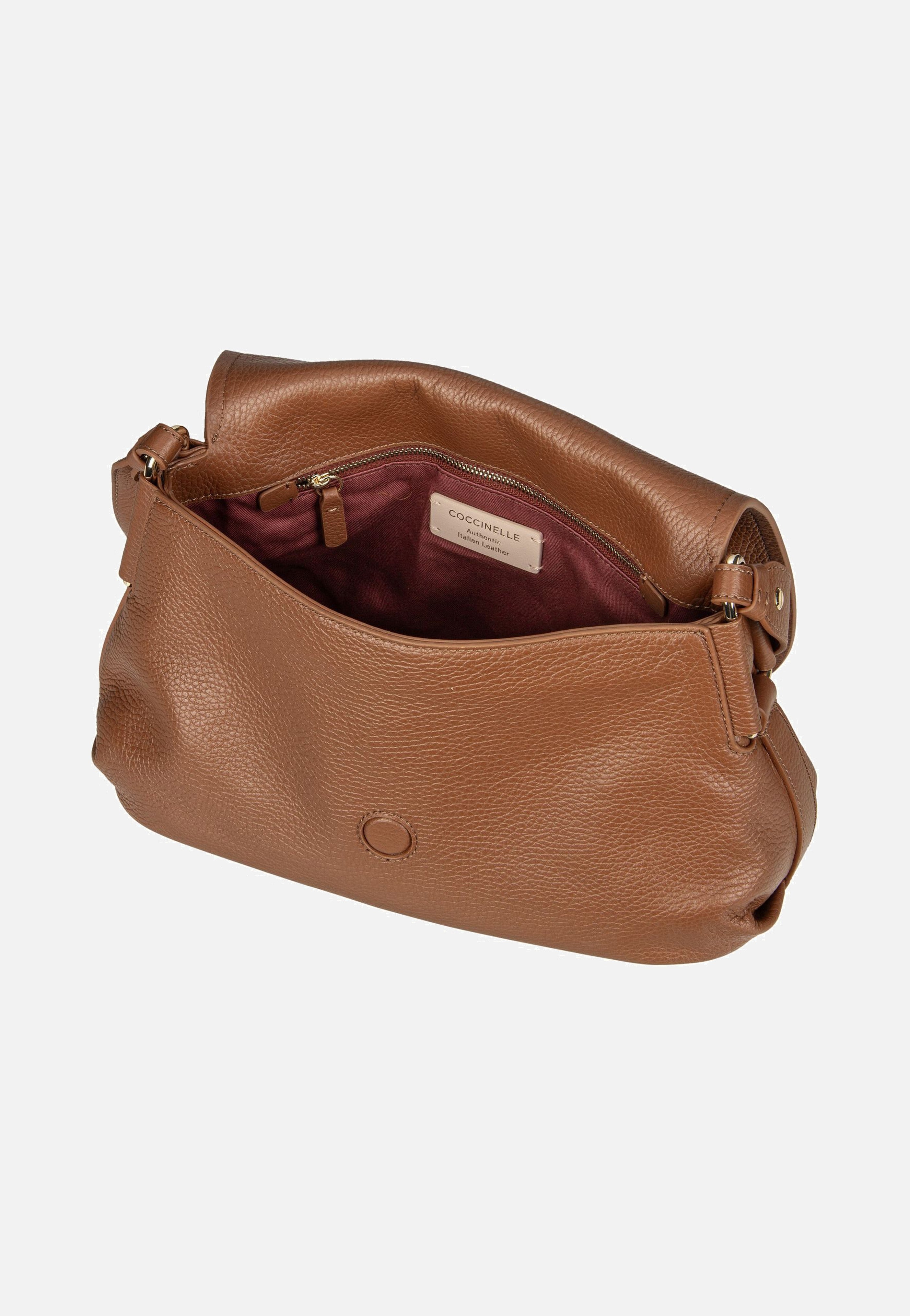 Coccinelle Coccinellerebekka 1501 Cognac Saddle Bag