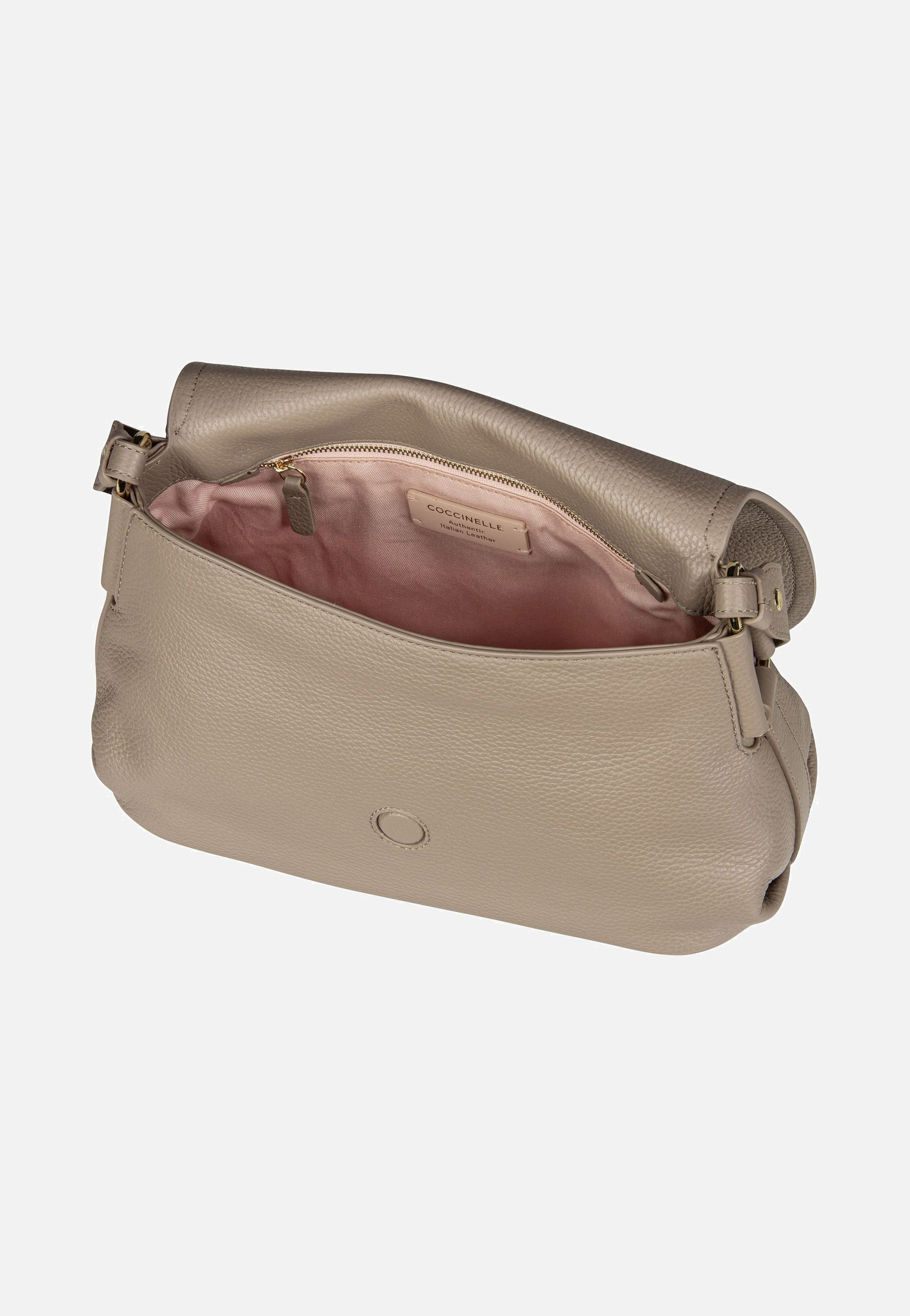 Coccinelle Coccinellerebekka 1501 Warm Taupe Saddle Bag