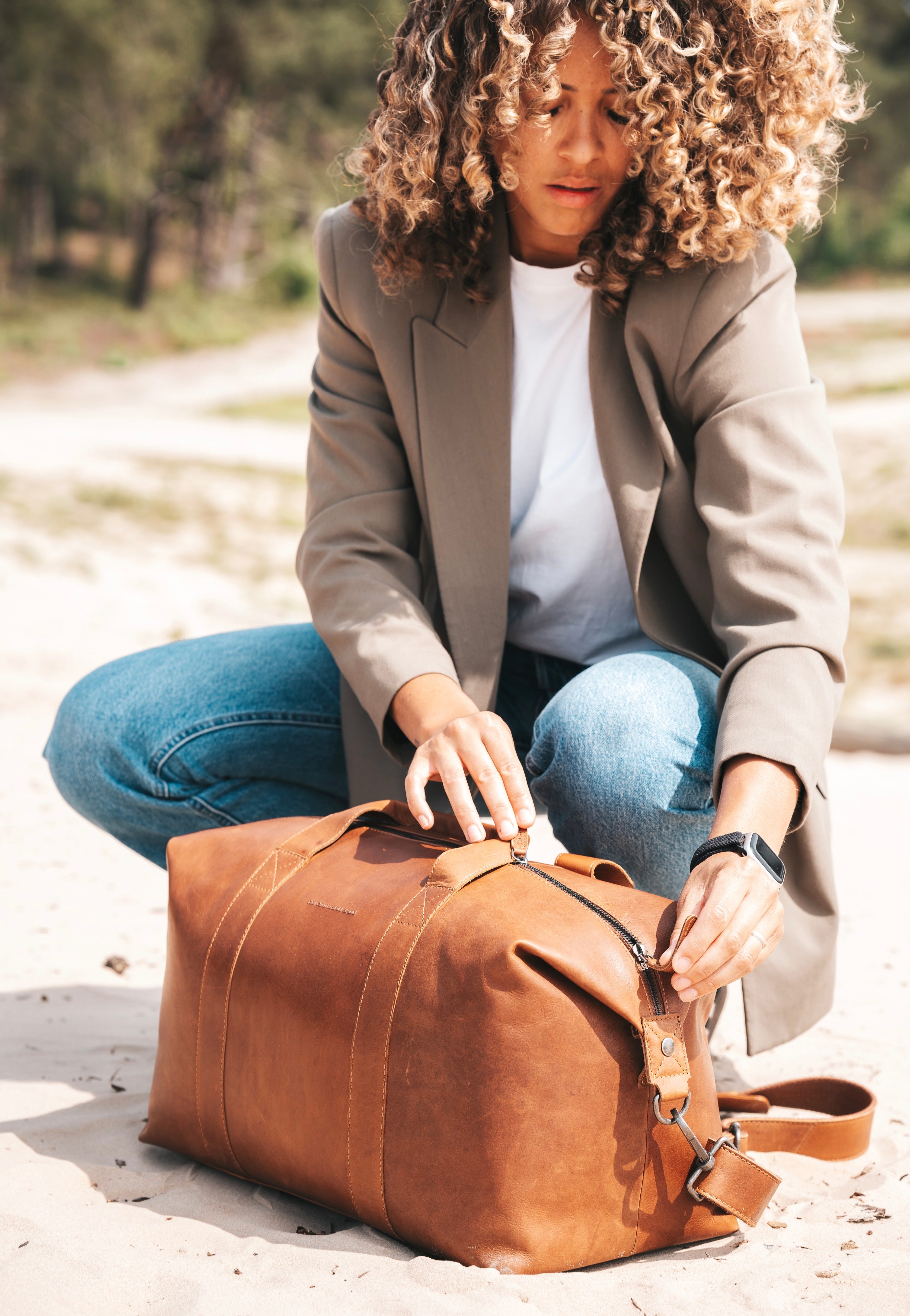 The Chesterfield Brand Conor 0048 Cognac Weekender