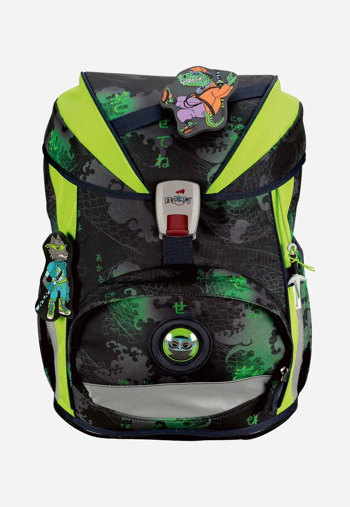 DerDieDas ErgoFlex Superlight Set Funny Fighter Schulrucksack