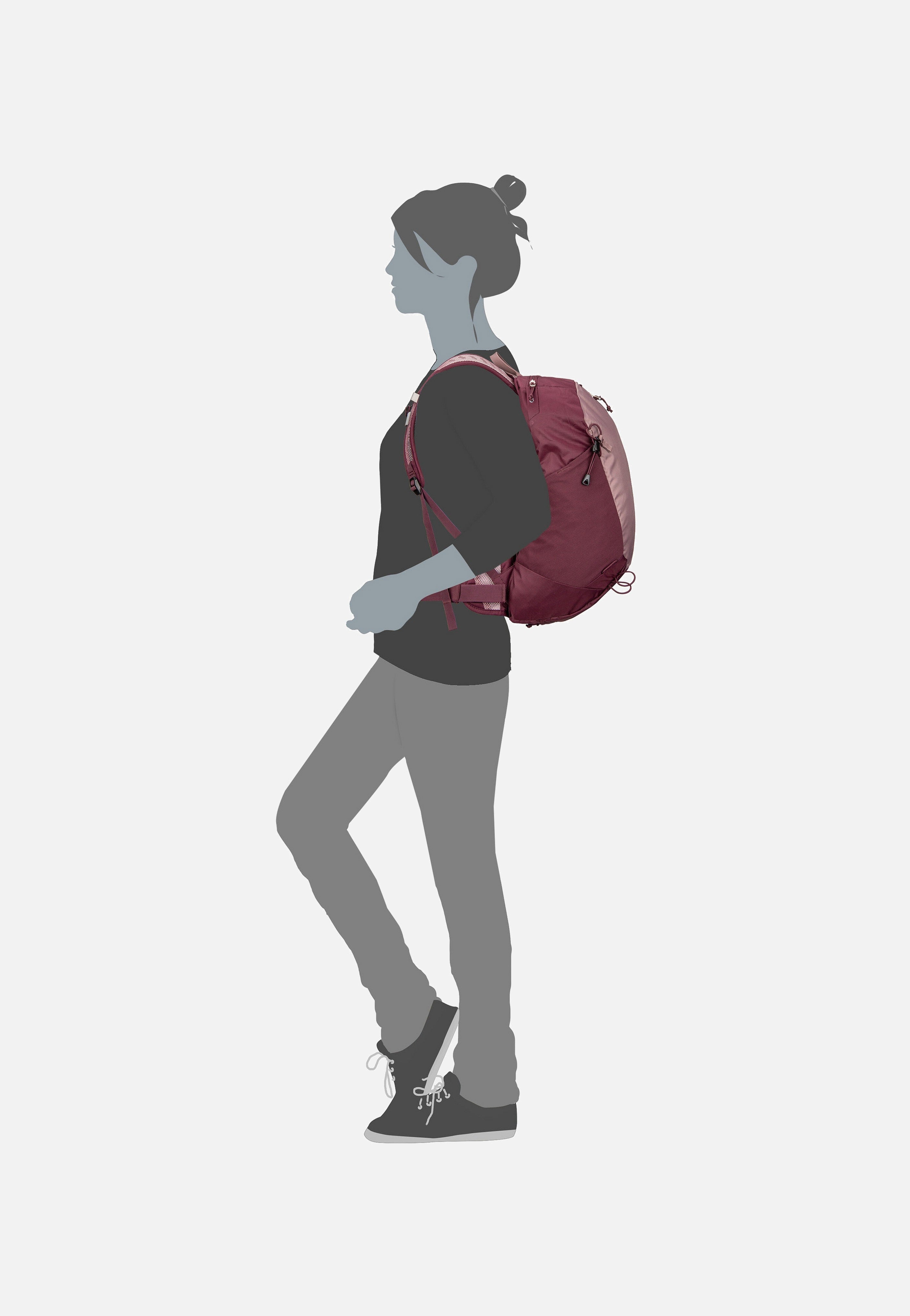Deuter AC Lite 15 SL Ashrose/Cassis Hiking Rucksack