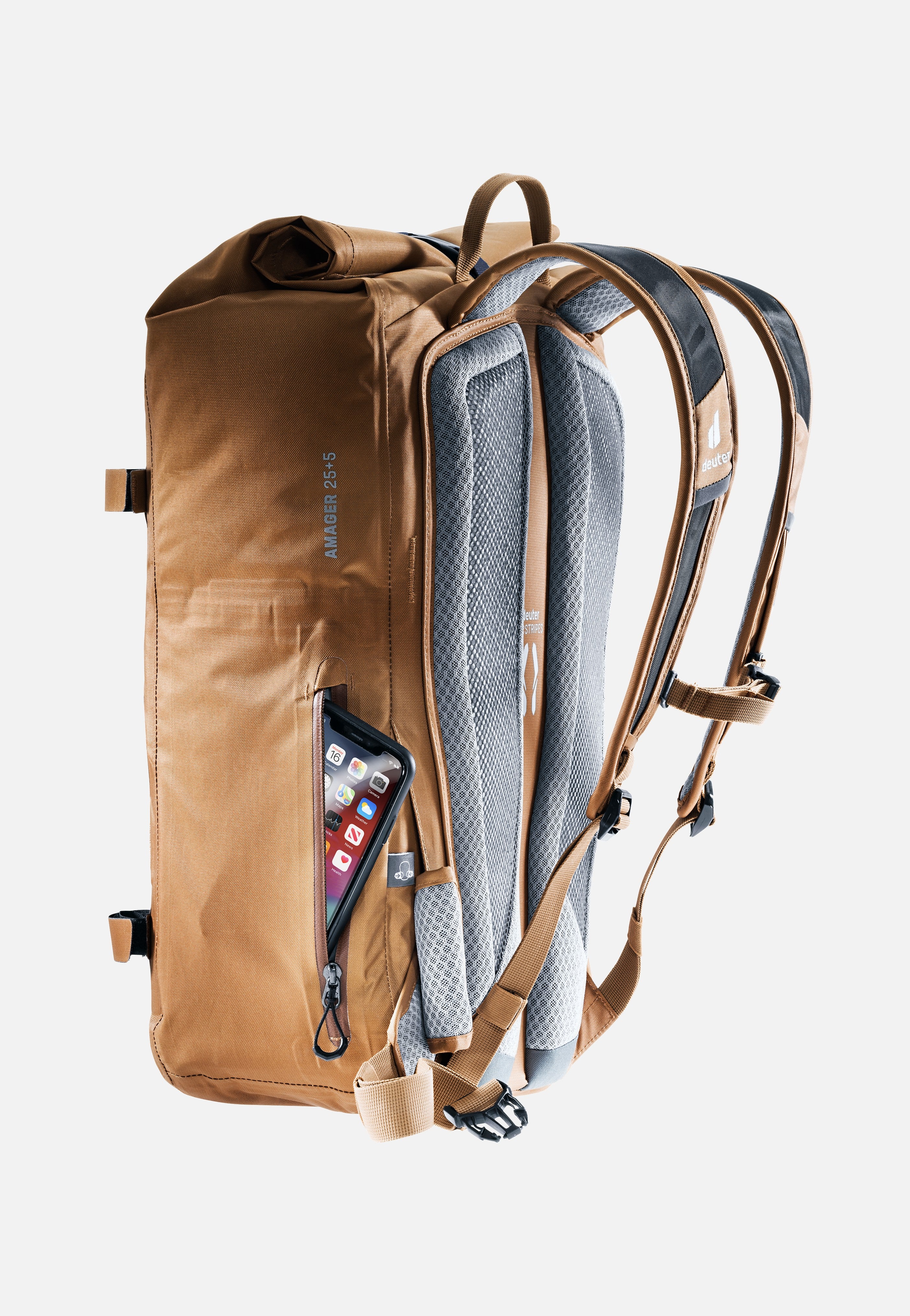 Deuter Amager 25+5 Almond Rolltop Rucksack