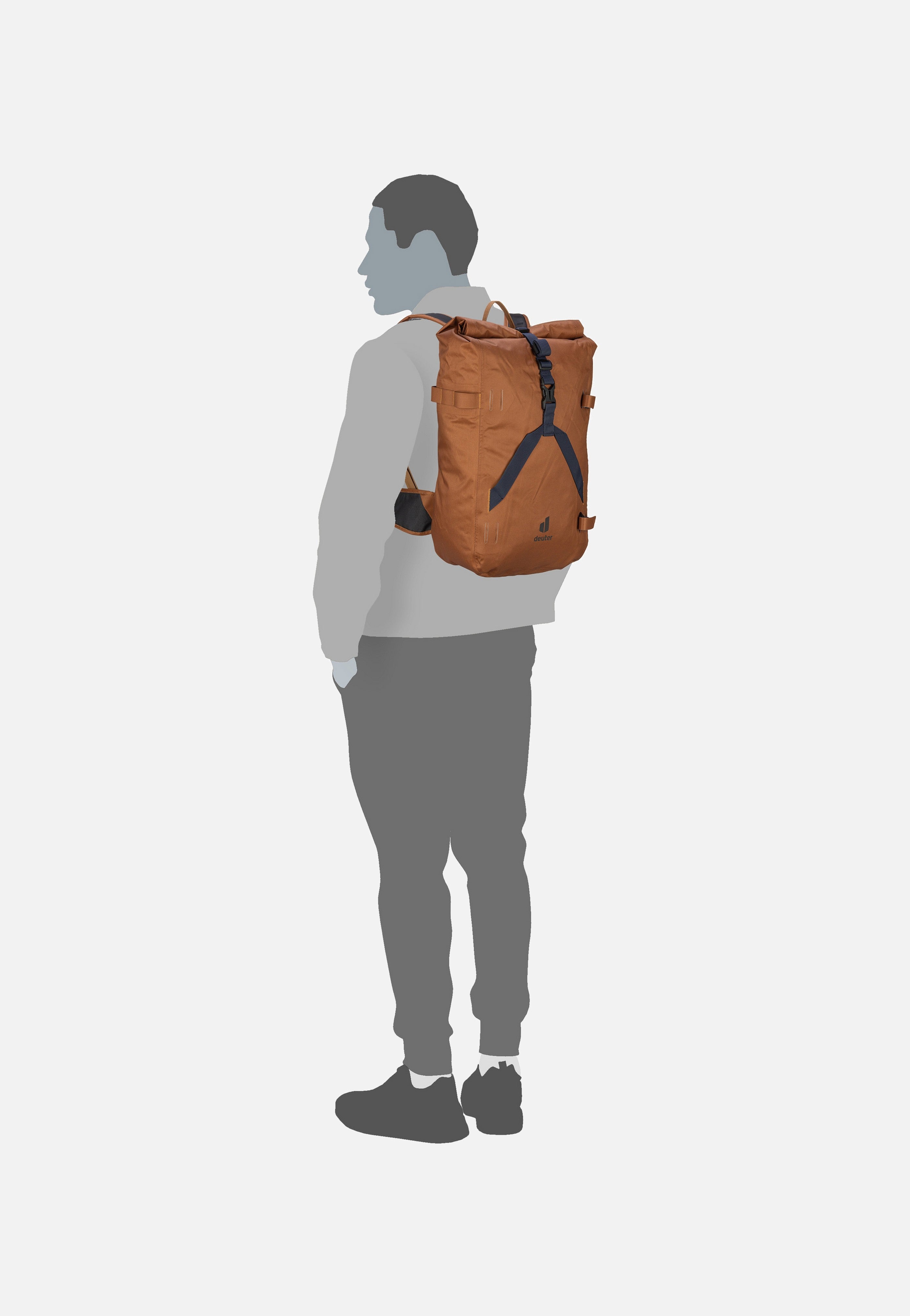 Deuter Amager 25+5 Almond Rolltop Rucksack