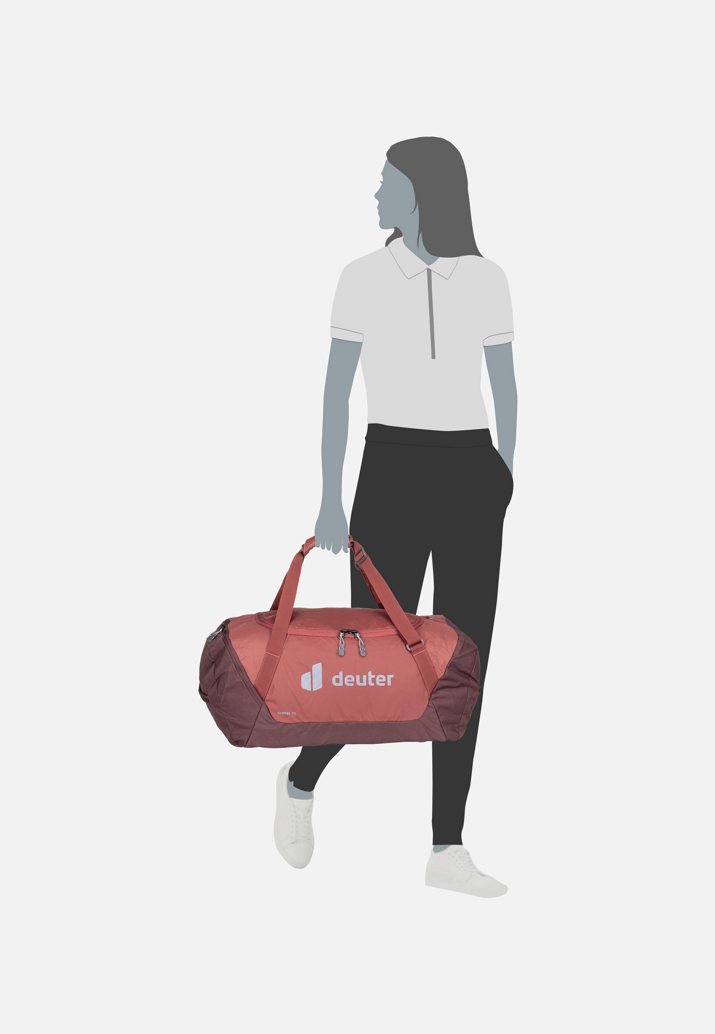 Deuter Duffel 70 Caspia/Raisin Dufflebag