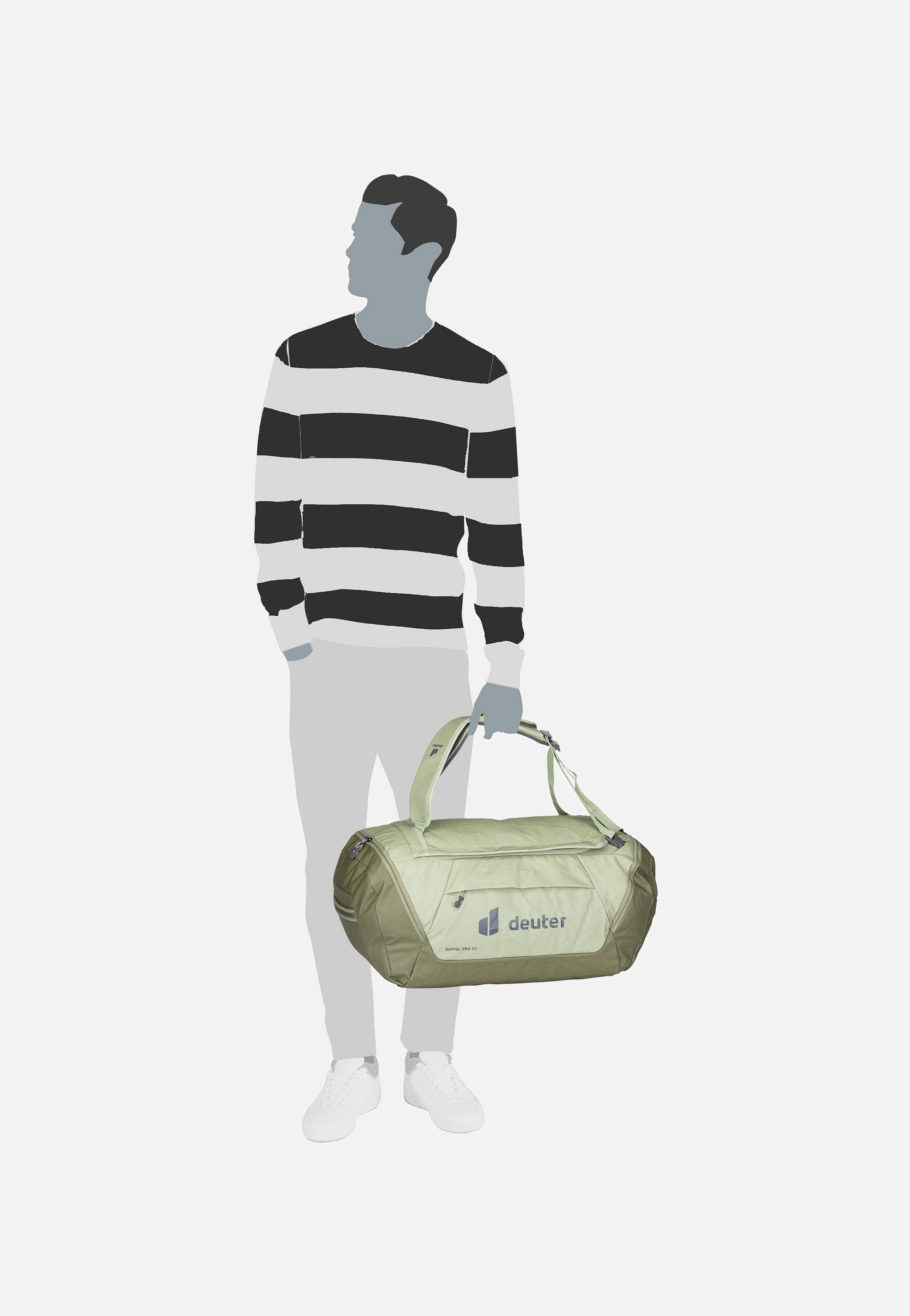 Deuter Duffel Pro 60 Mineral/grove Dufflebag