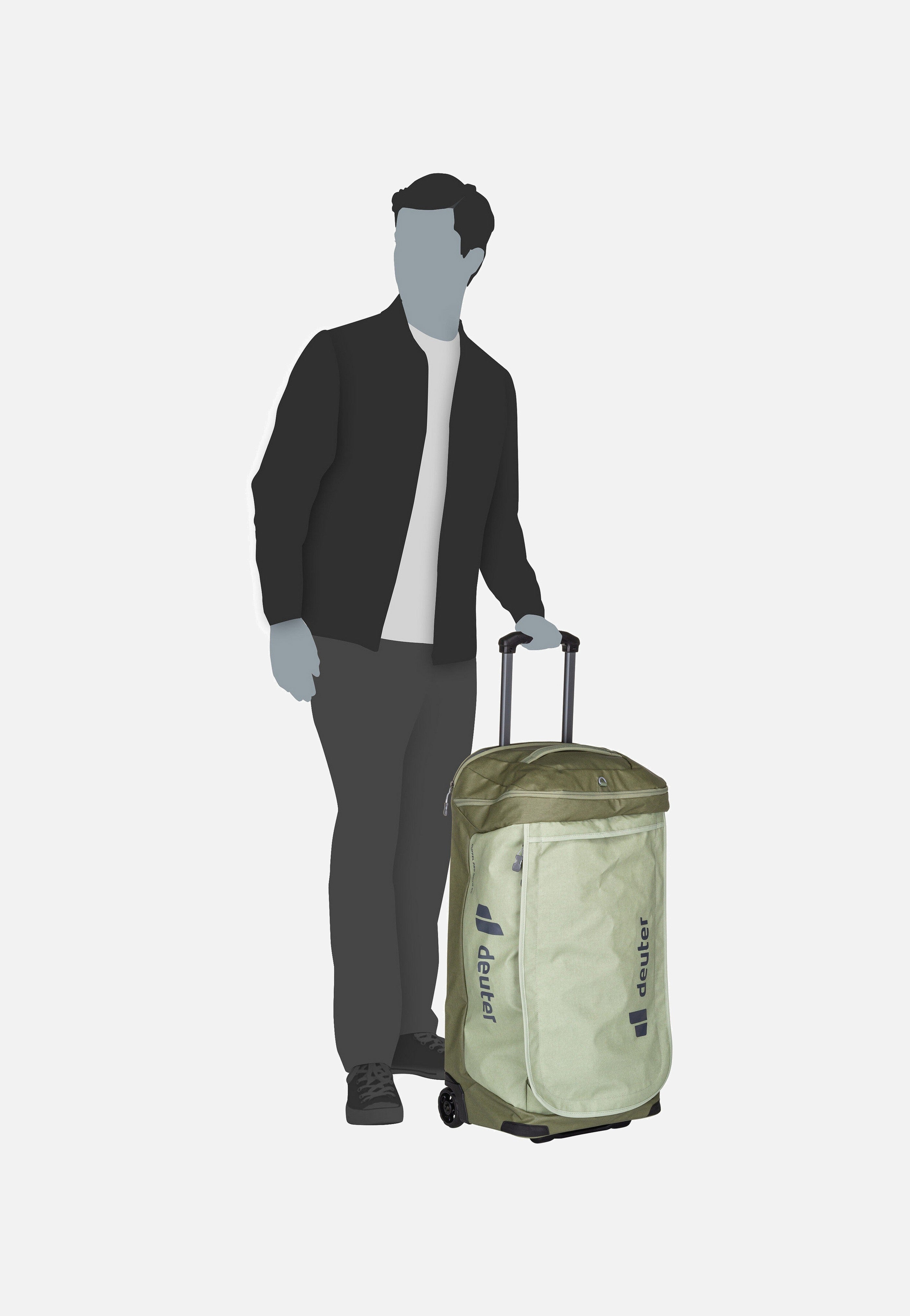Deuter Duffel Pro Movo 60 Mineral/grove Reisetasche