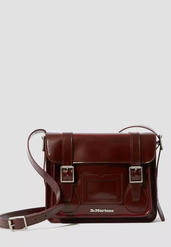 Dr. Martens 11" Satchel Bag Cherry Red Oxford Rub Off Tasche