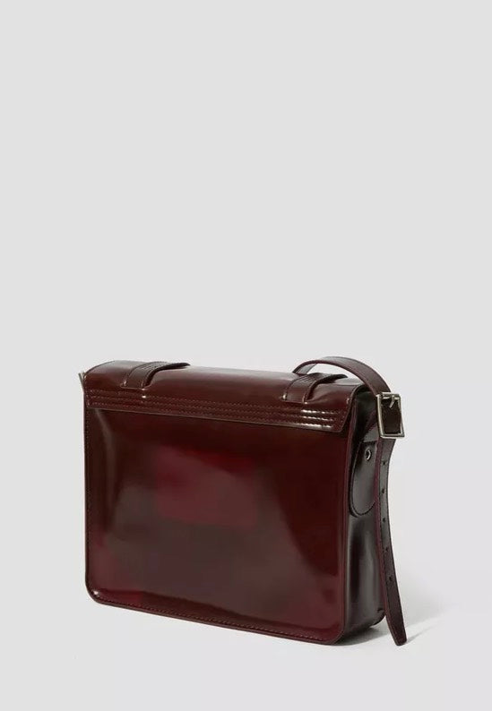 Dr. Martens 11" Satchel Bag Cherry Red Oxford Rub Off Tasche