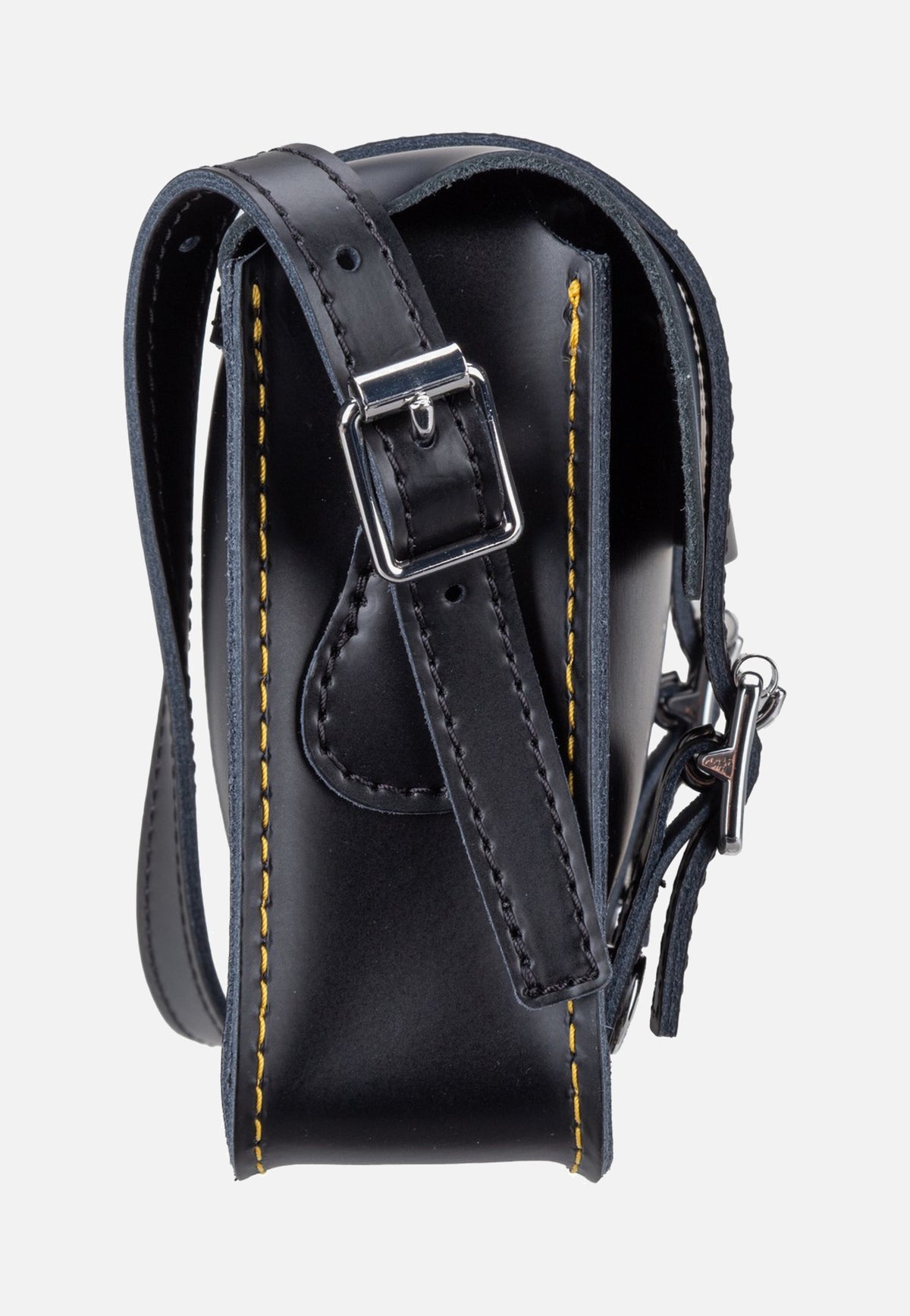 Dr. Martens 7" Satchel Black Kiev Smooth Crossbody Bag