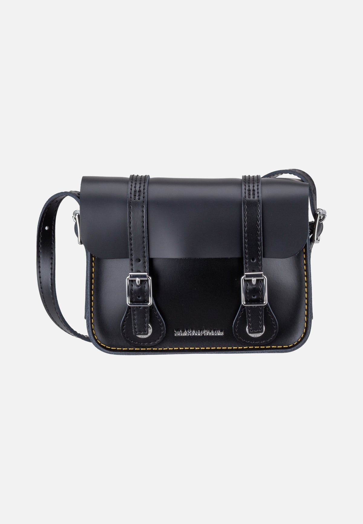 Dr. Martens 7" Satchel Black Kiev Smooth Crossbody Bag