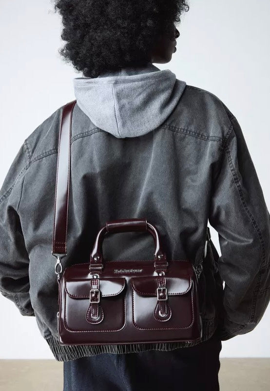 Dr. Martens Top Handle Cherry Red Oxford Rub Off Tasche
