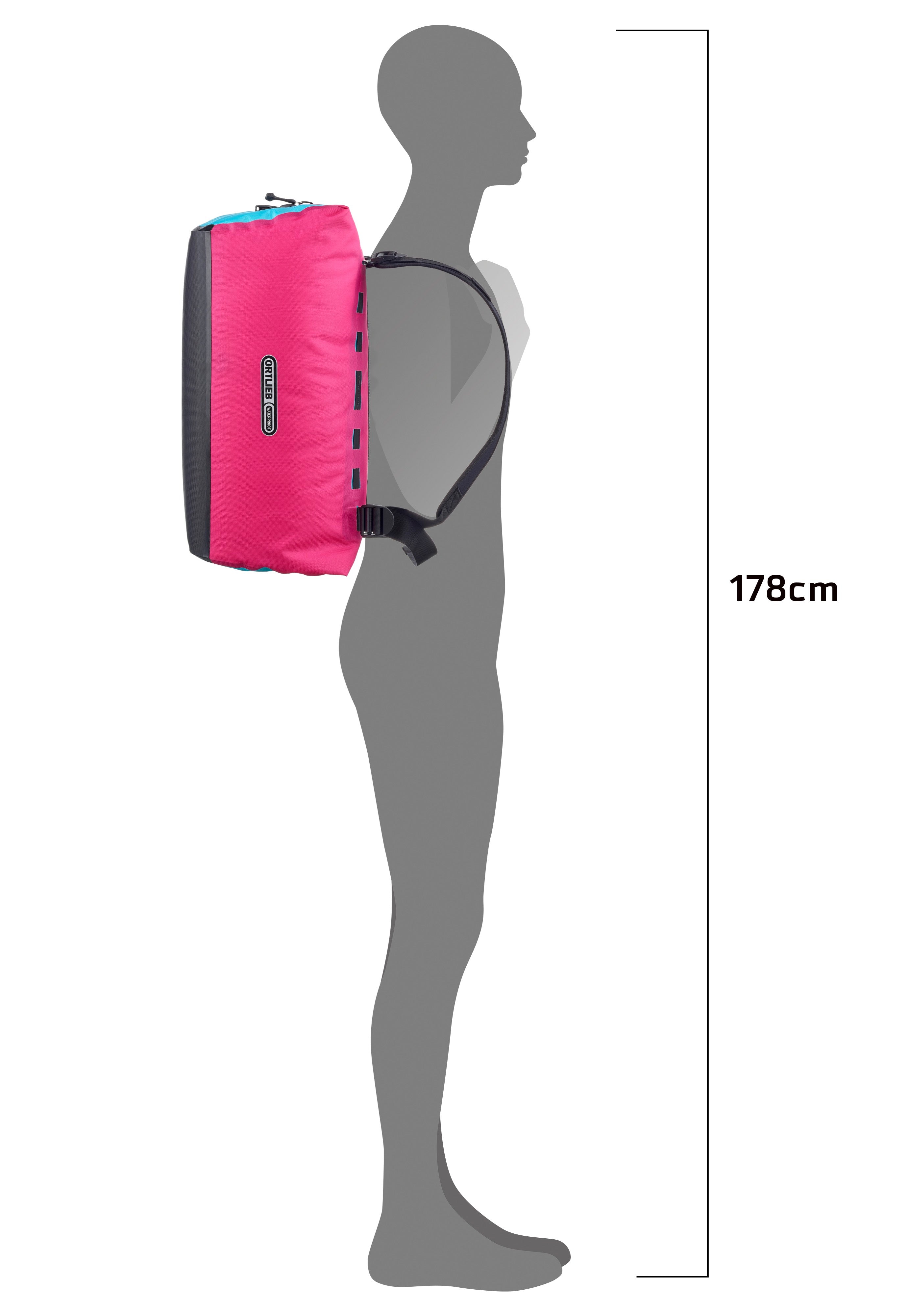 ORTLIEB Duffle Lite Cyber 40L Cyber Pink/Blue Dufflebag