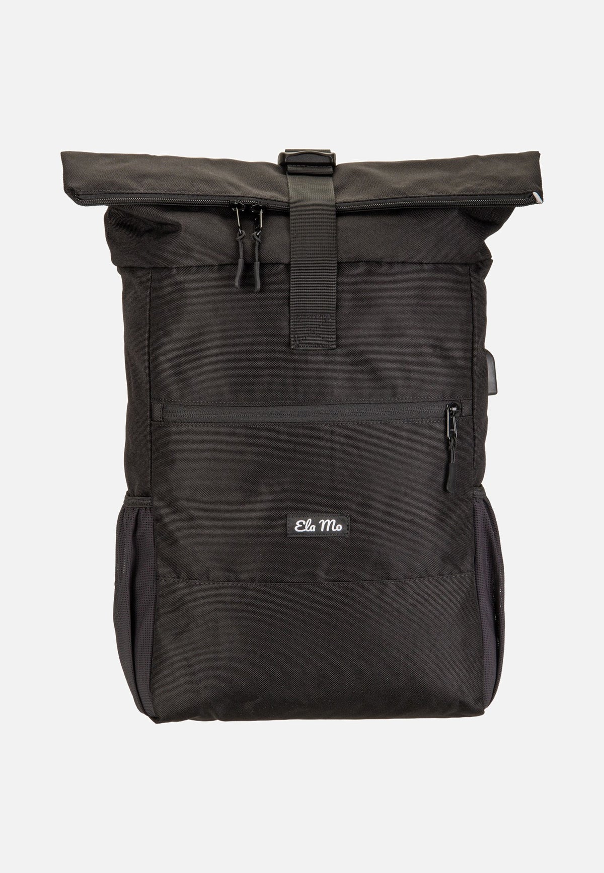 Ela Mo Rolltop Black Beautiful Rolltop Backpack