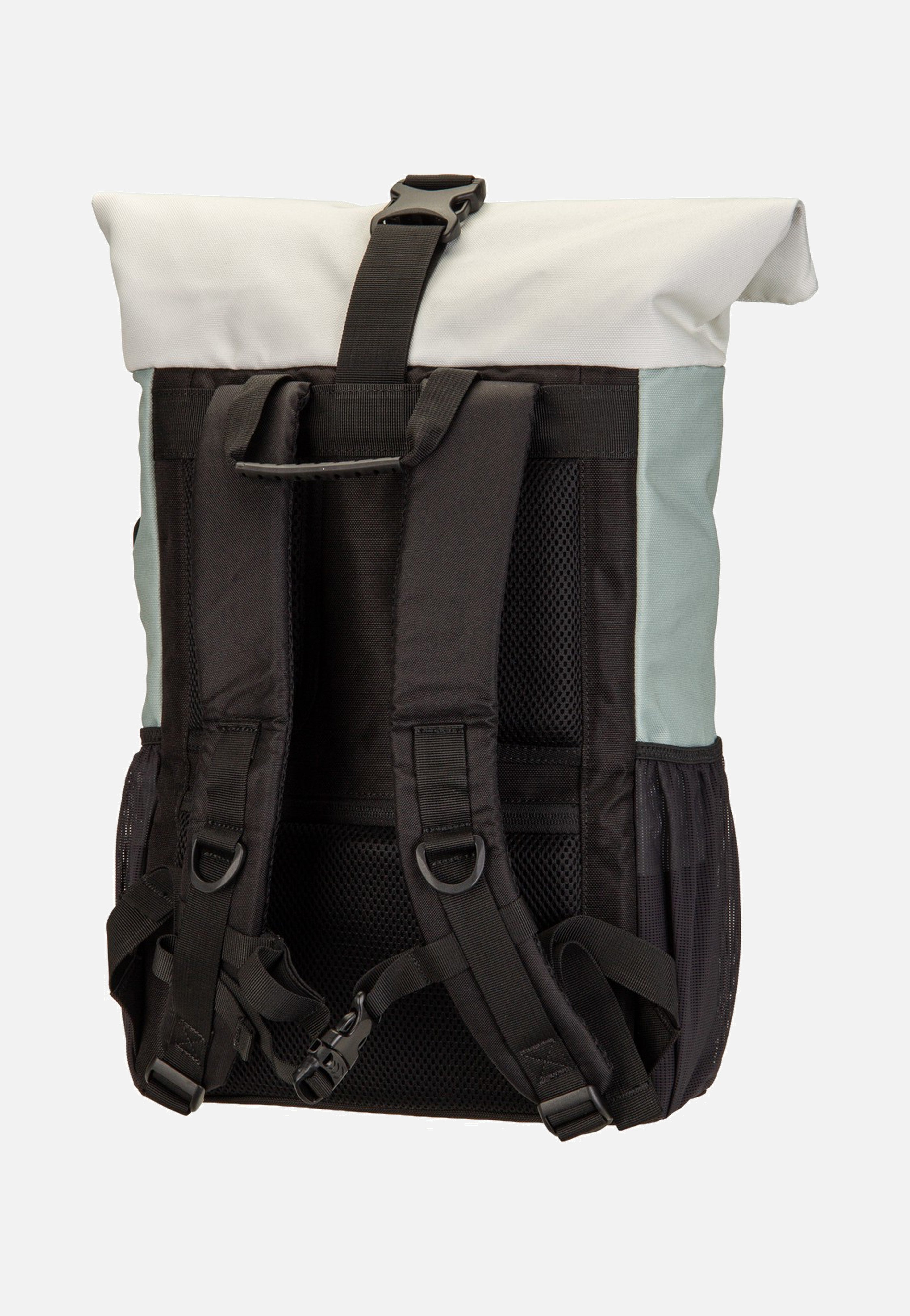 Ela Mo Rolltop Mintgrey Rolltop Rucksack