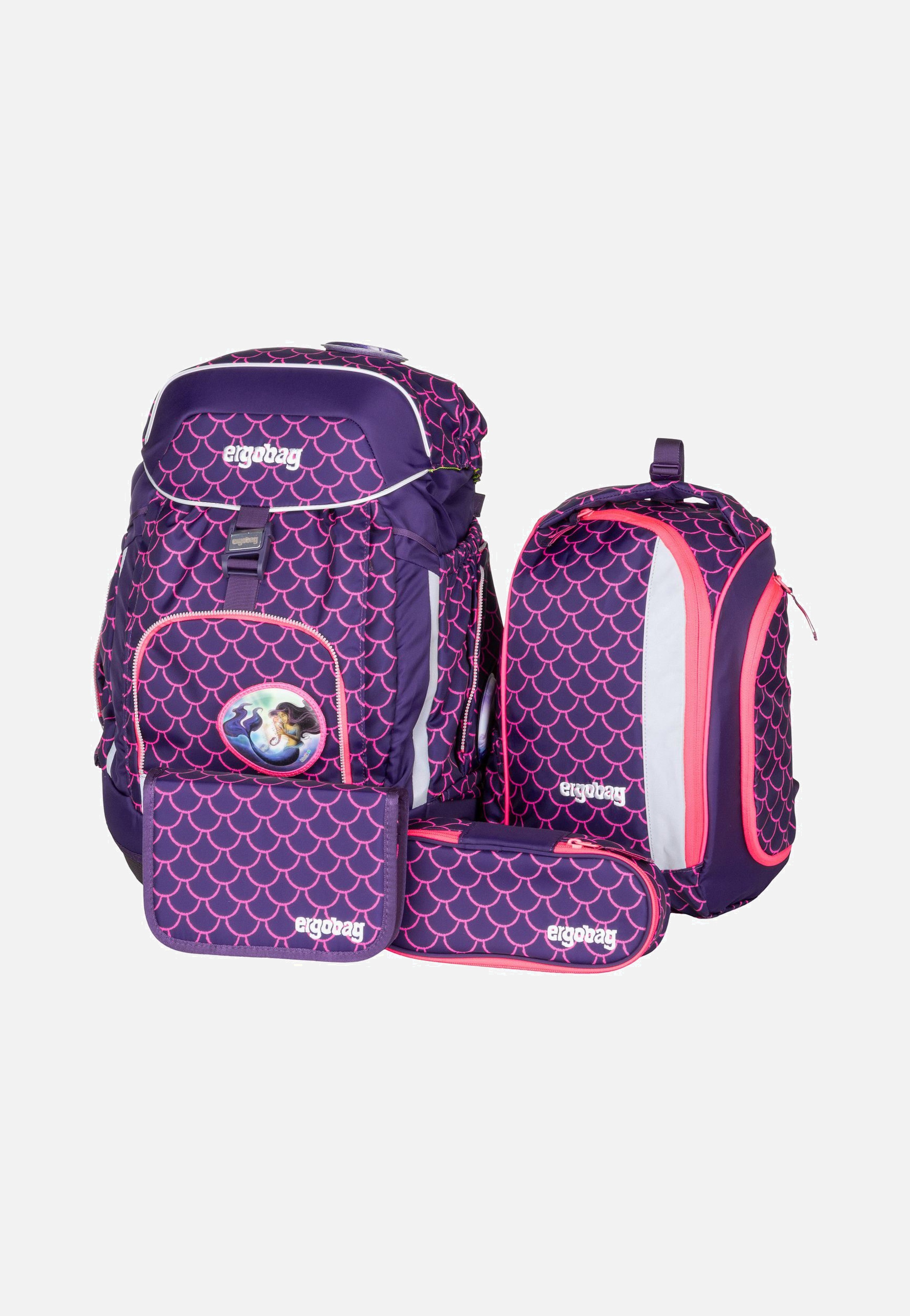 ergobag maxi Set LUMI PerlentauchBär School Bag