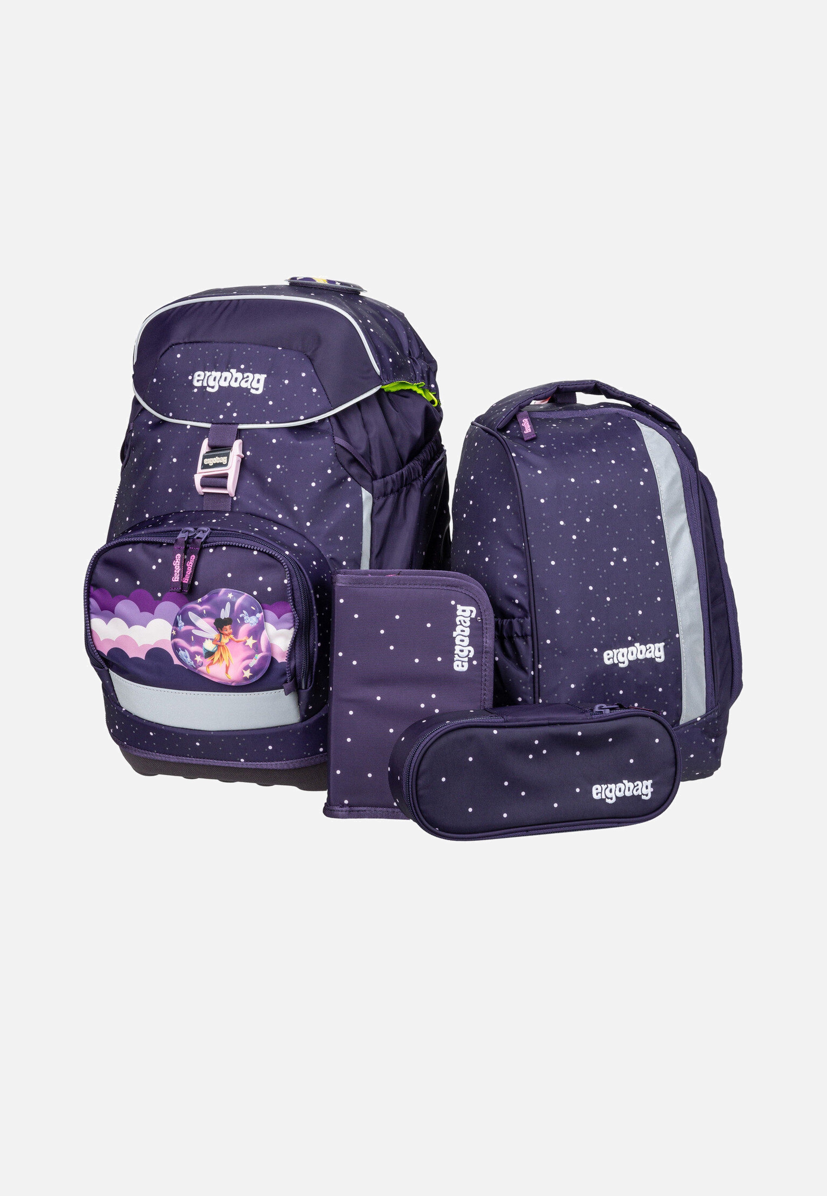 ergobag pack Set GLOW SternguckBär School Bag