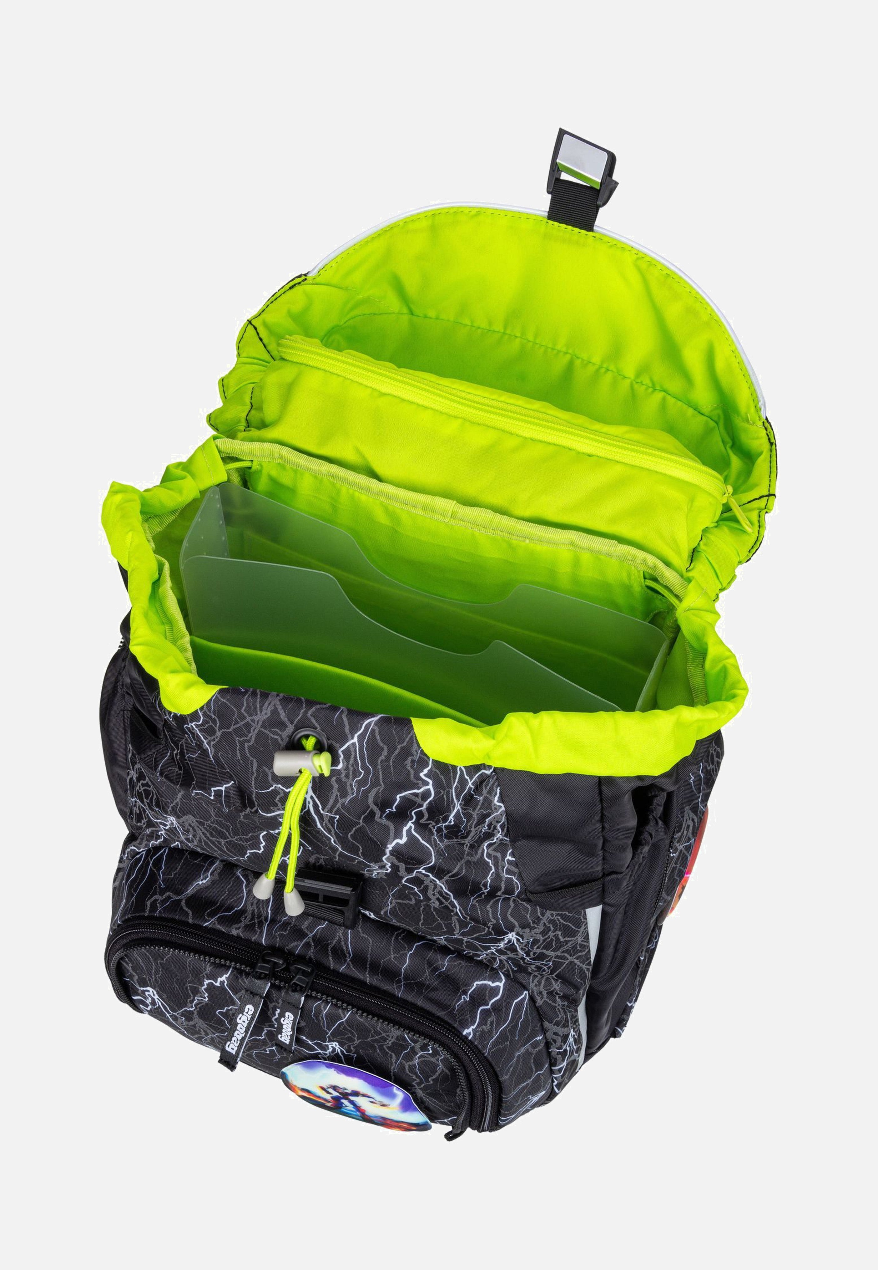 ergobag pack Set GLOW Super ReflektBär School Bag