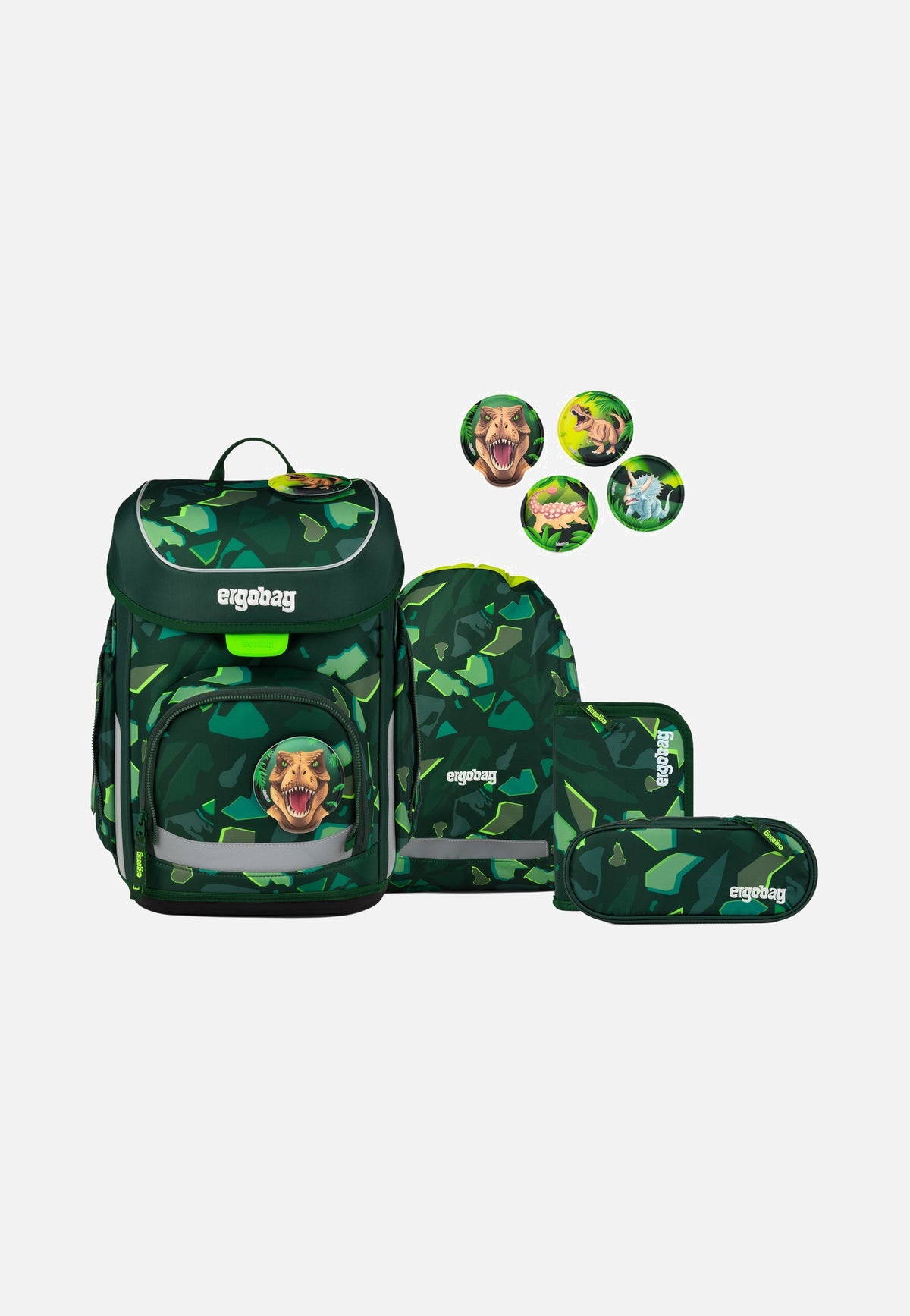ergobag Cubo Set DinosauriBär Schulranzen