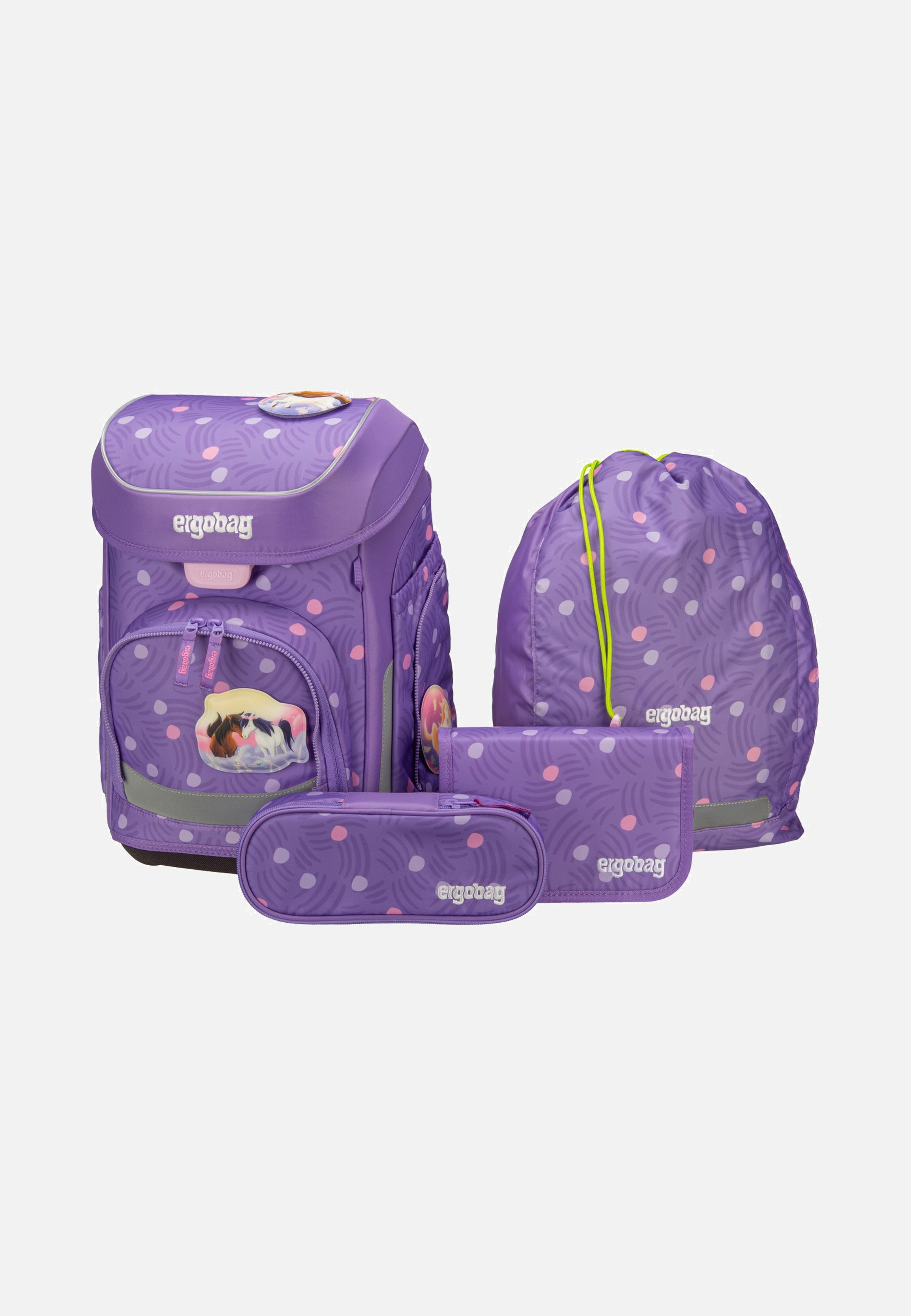 ergobag cubo Set PonyBäradies School Bag