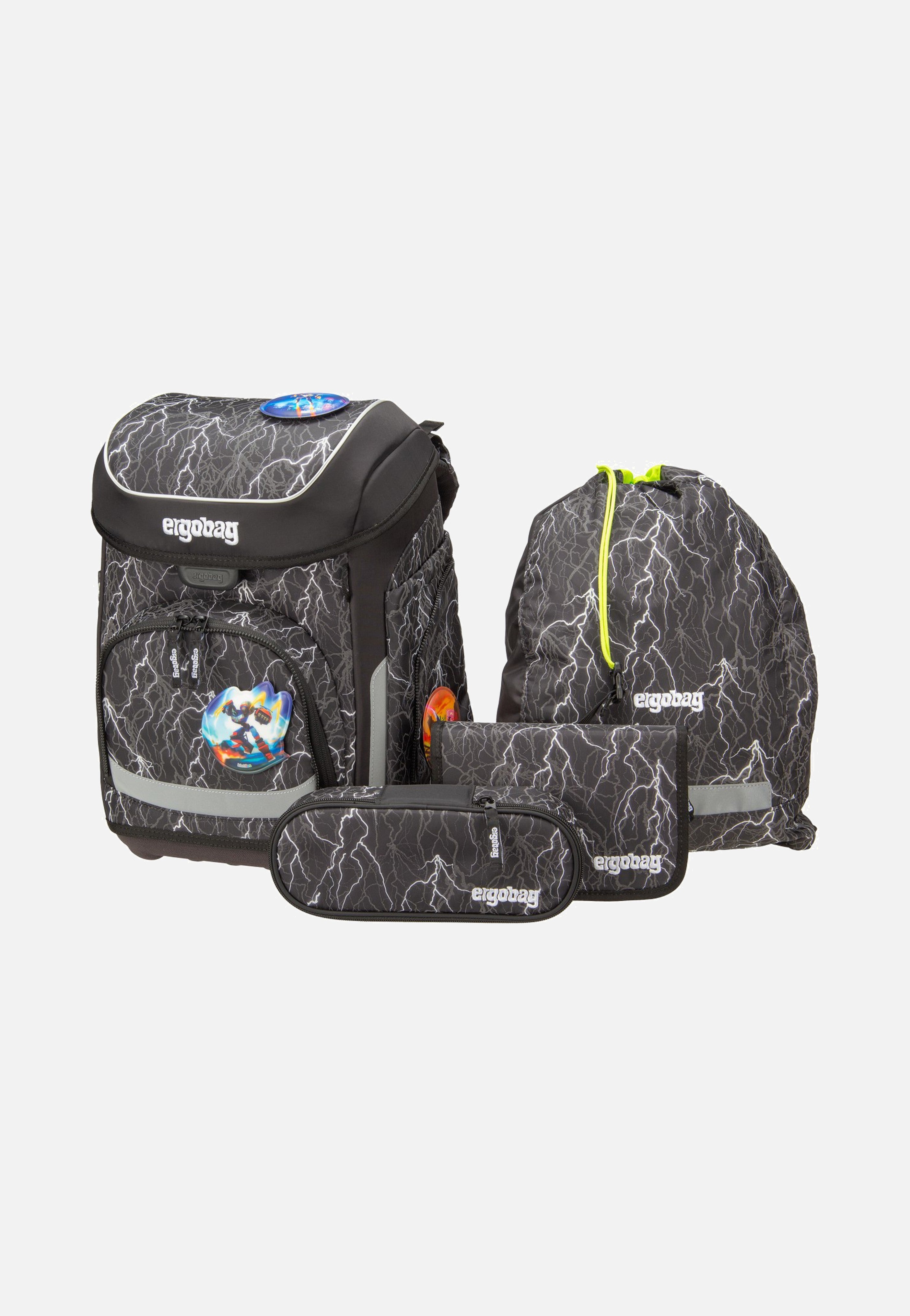 ergobag cubo Set REFLEX Super ReflektBär School Bag