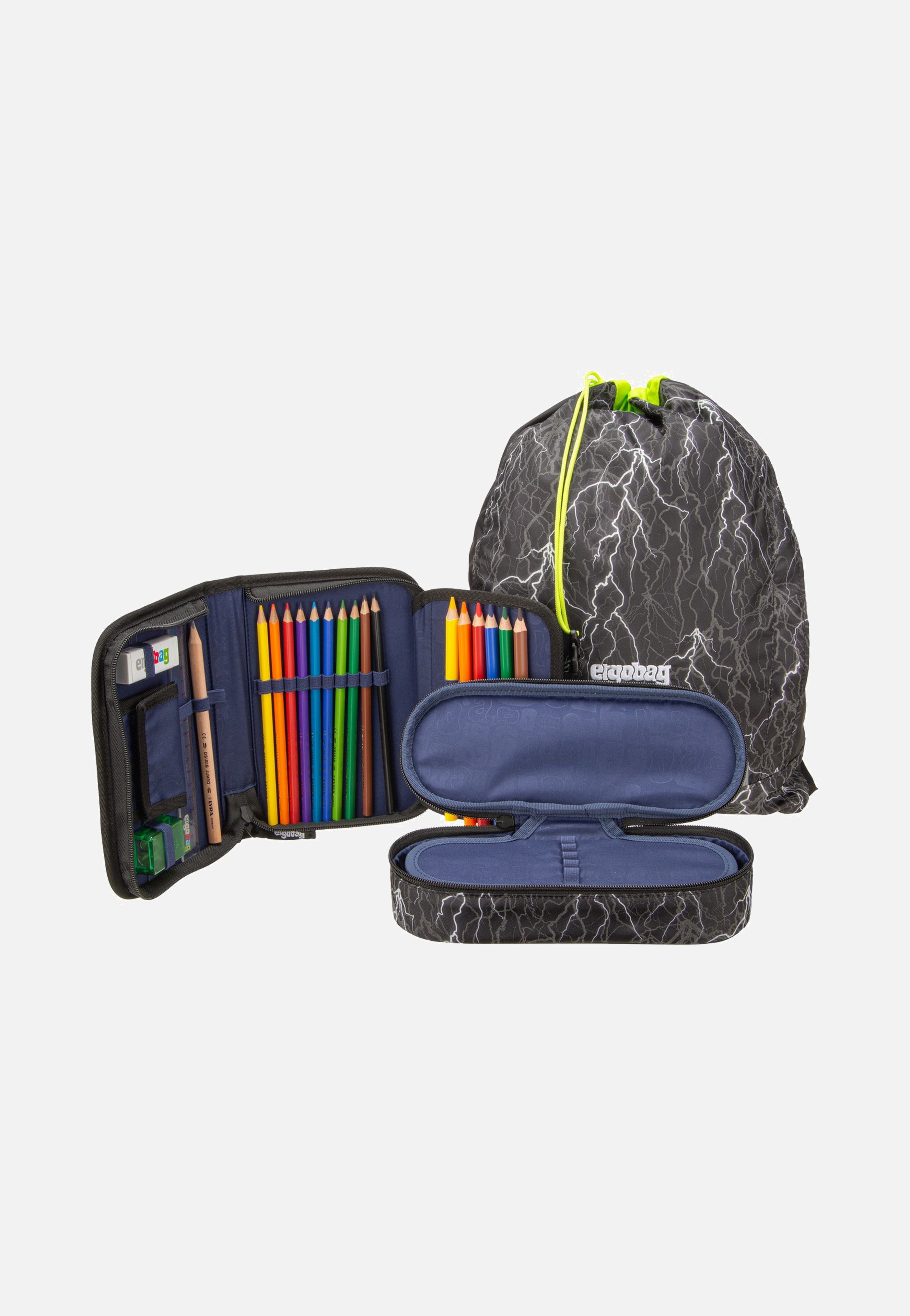ergobag cubo Set REFLEX Super ReflektBär School Bag