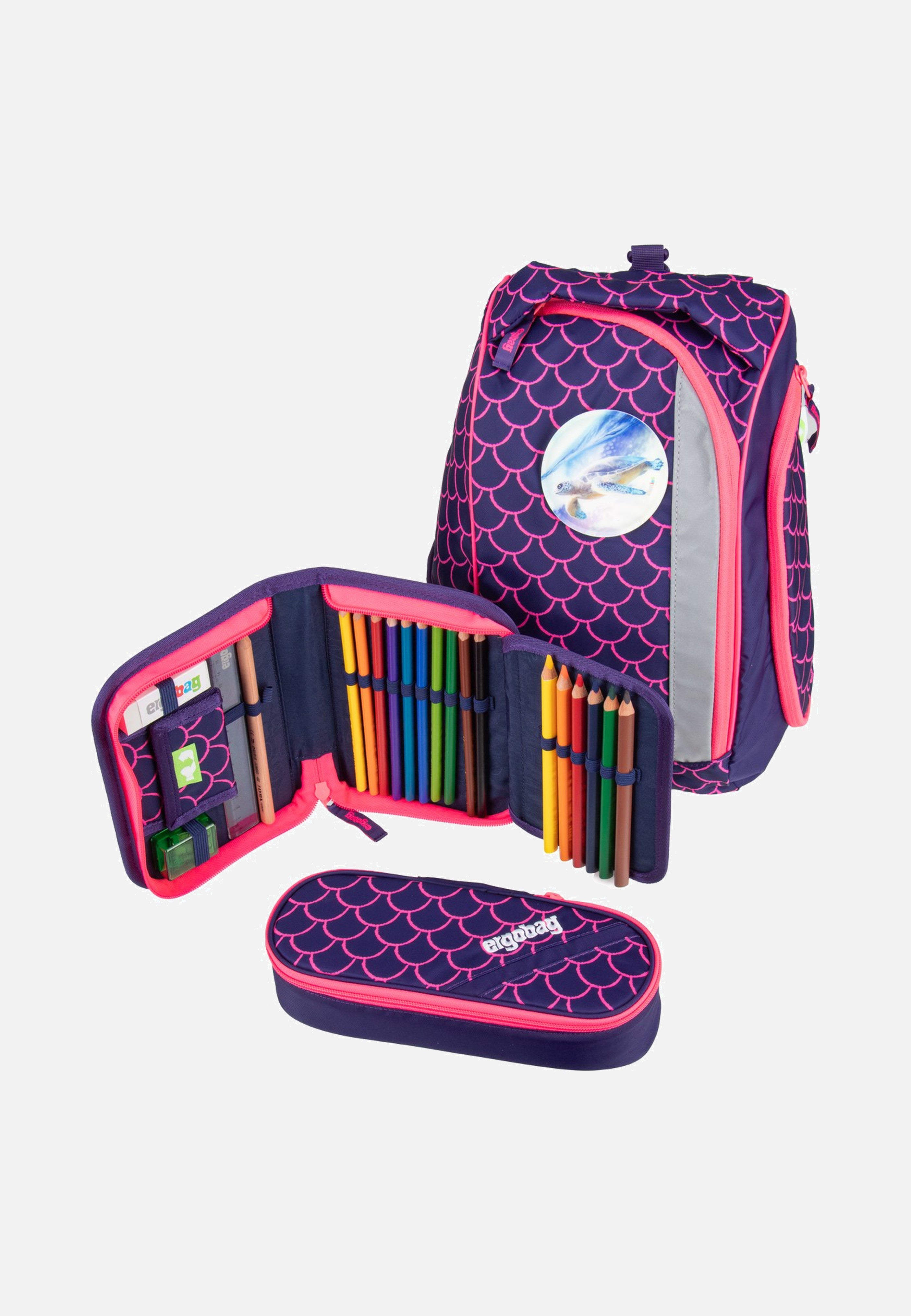 ergobag maxi Set PerlentauchBär School Rucksack