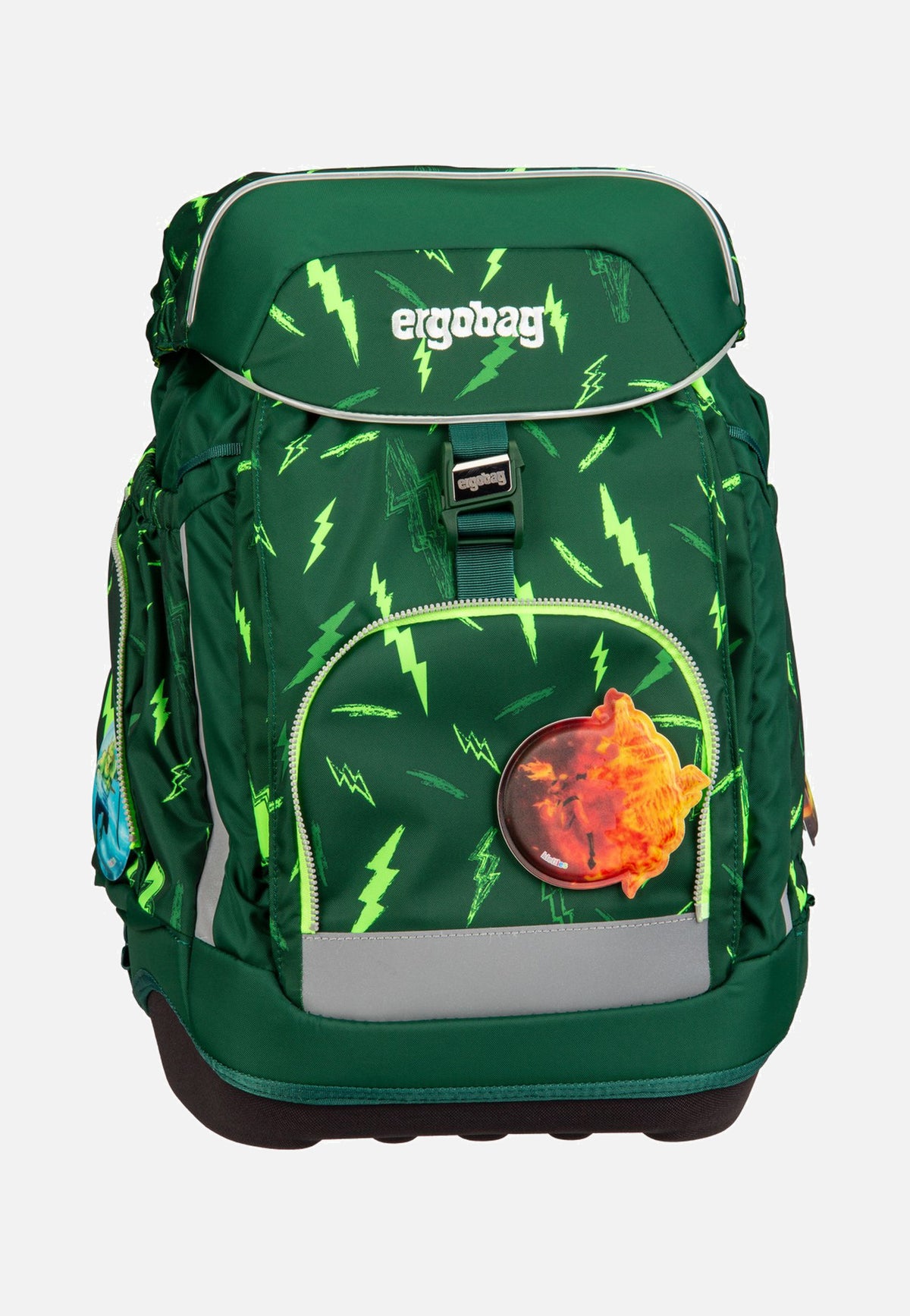 ergobag maxi Set COLOR FLASH Bärtastisch Schulranzen