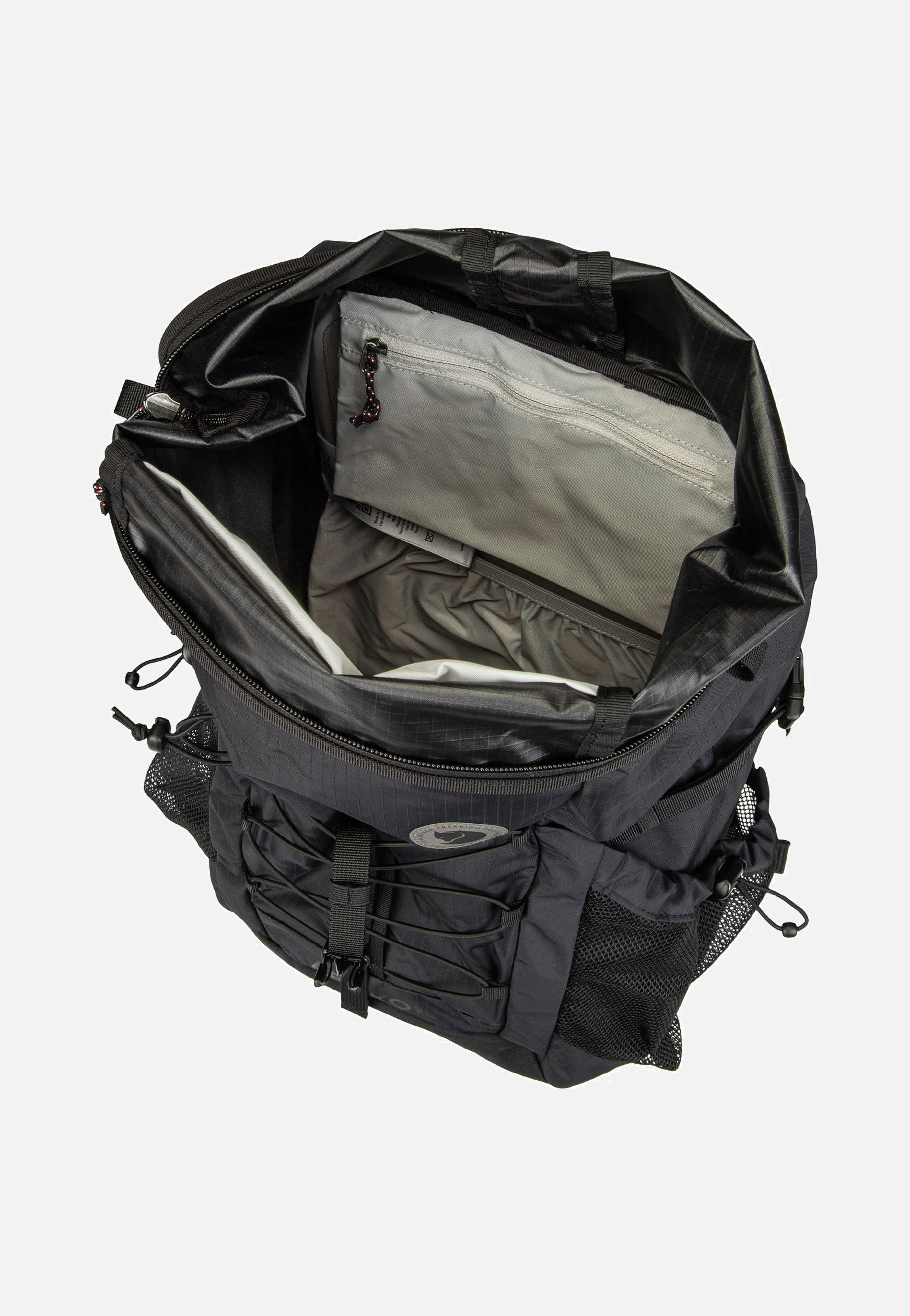 Fjällräven Abisko Hike Foldsack Black Rolltop Rucksack