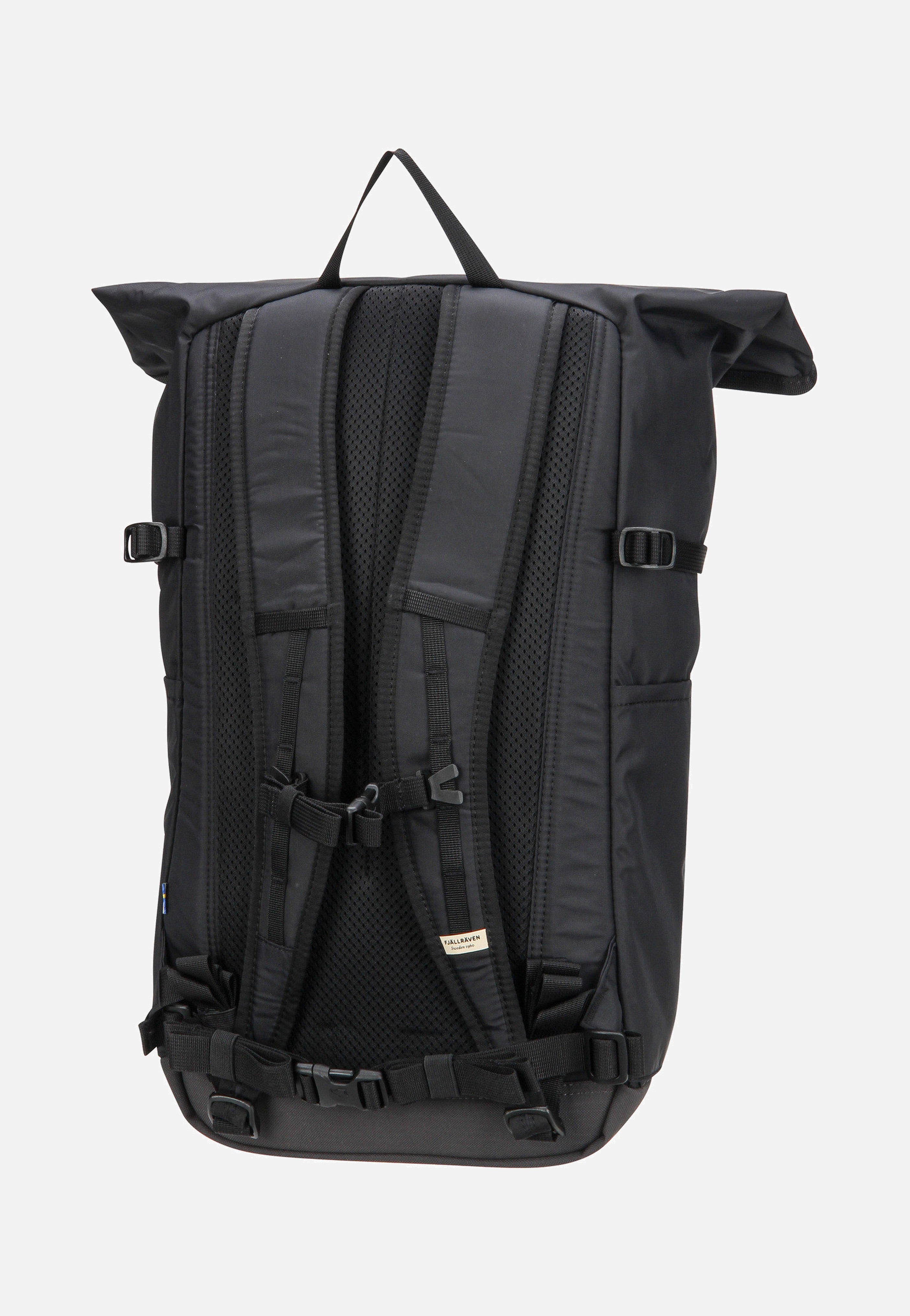 Fjällräven High Coast Foldsack 24 Black Rolltop Rucksack