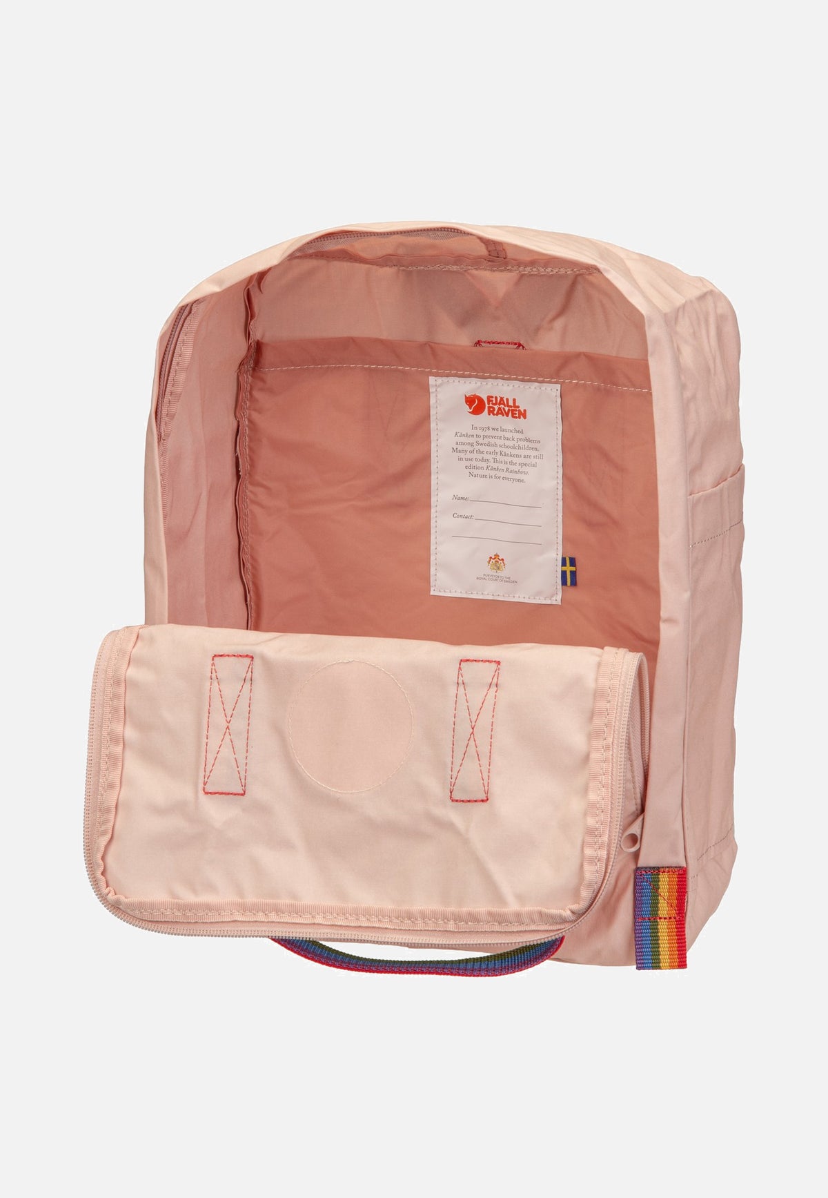 Fjällräven Kanken Rainbow Chalk Rose/Rainbow Rucksack