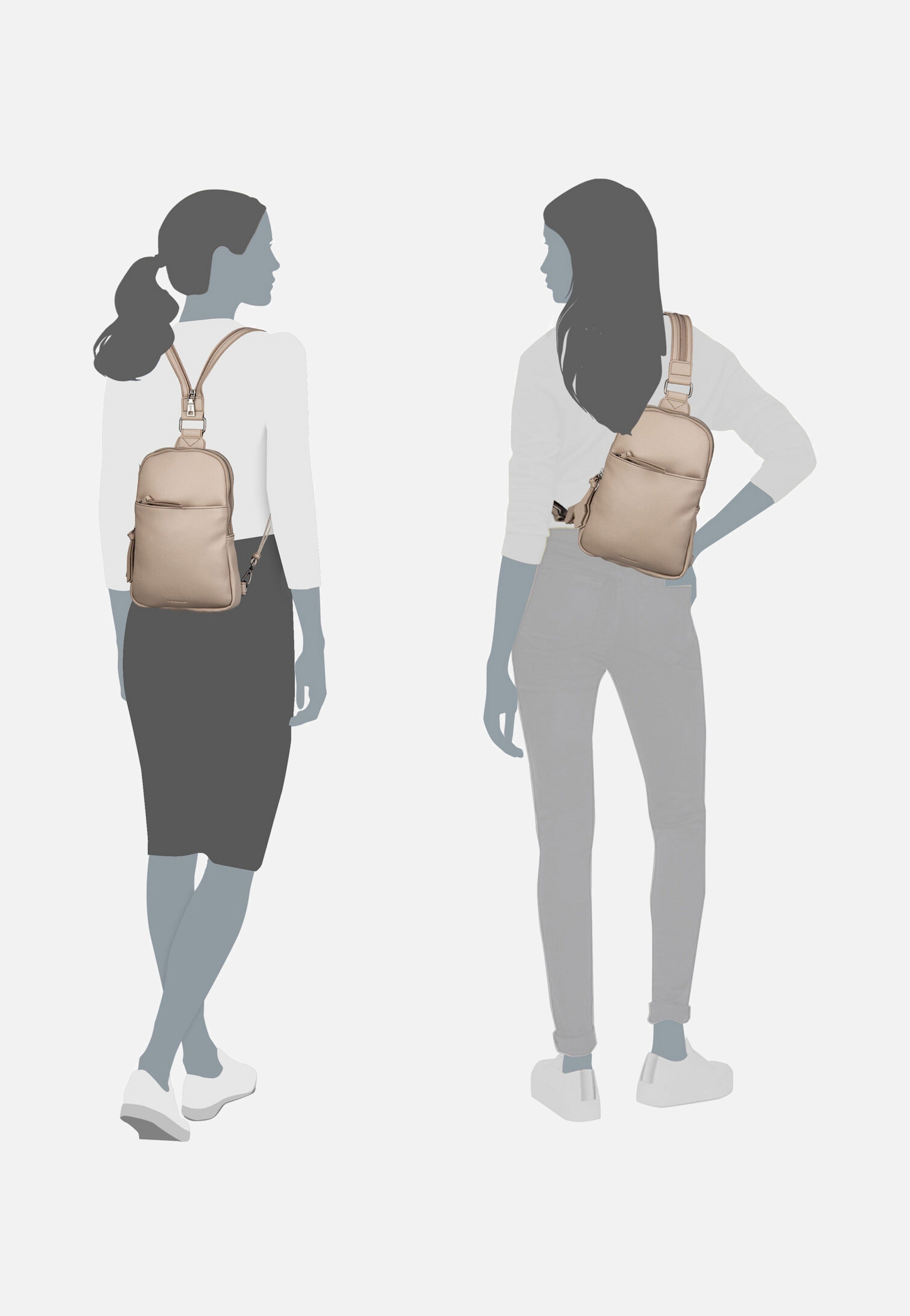 Fredsbruder Bestie Hybrid 3781 Powder Taupe Rucksack
