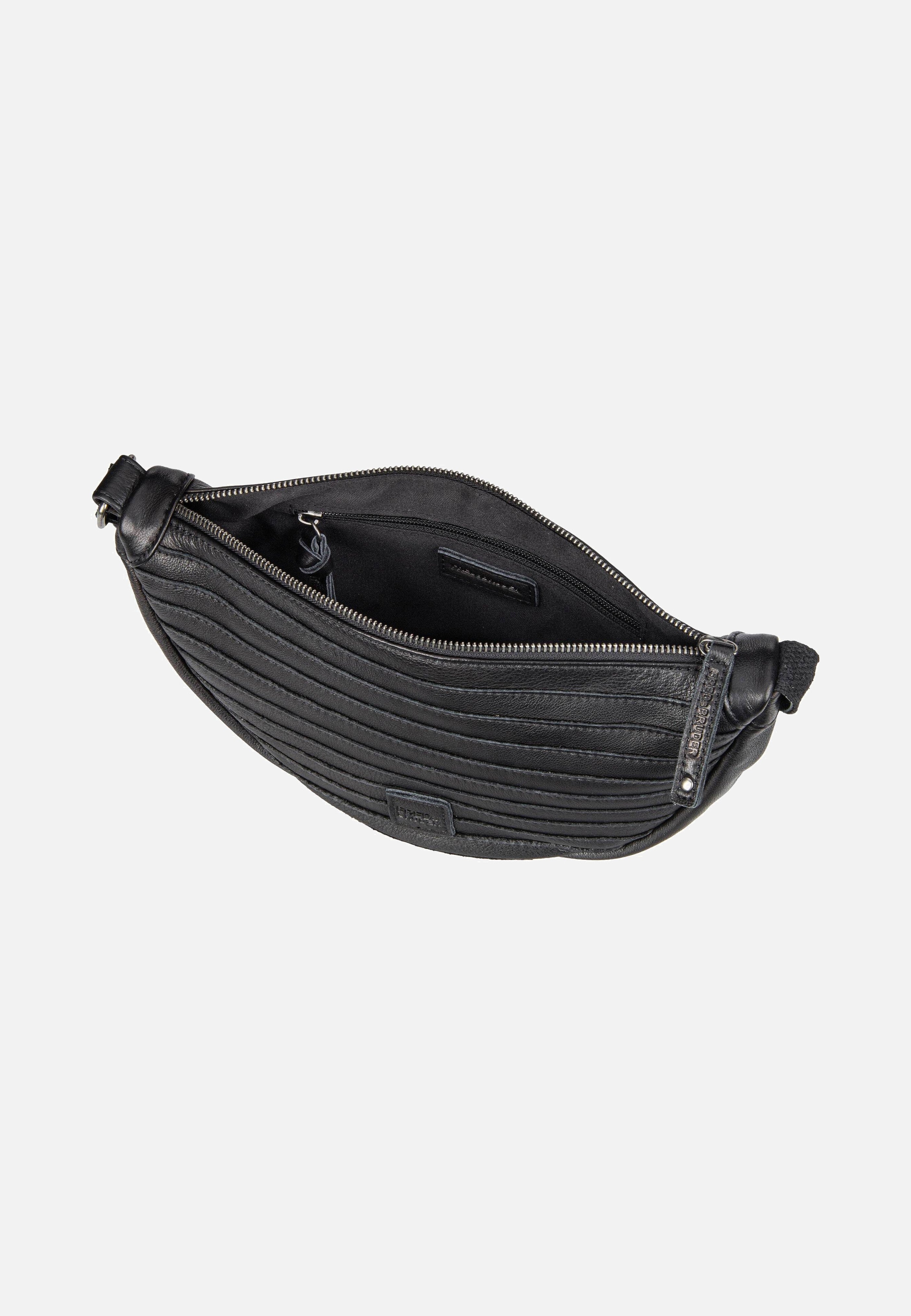 Fredsbruder Layer Halfmoon 3768 Black Sling Bag