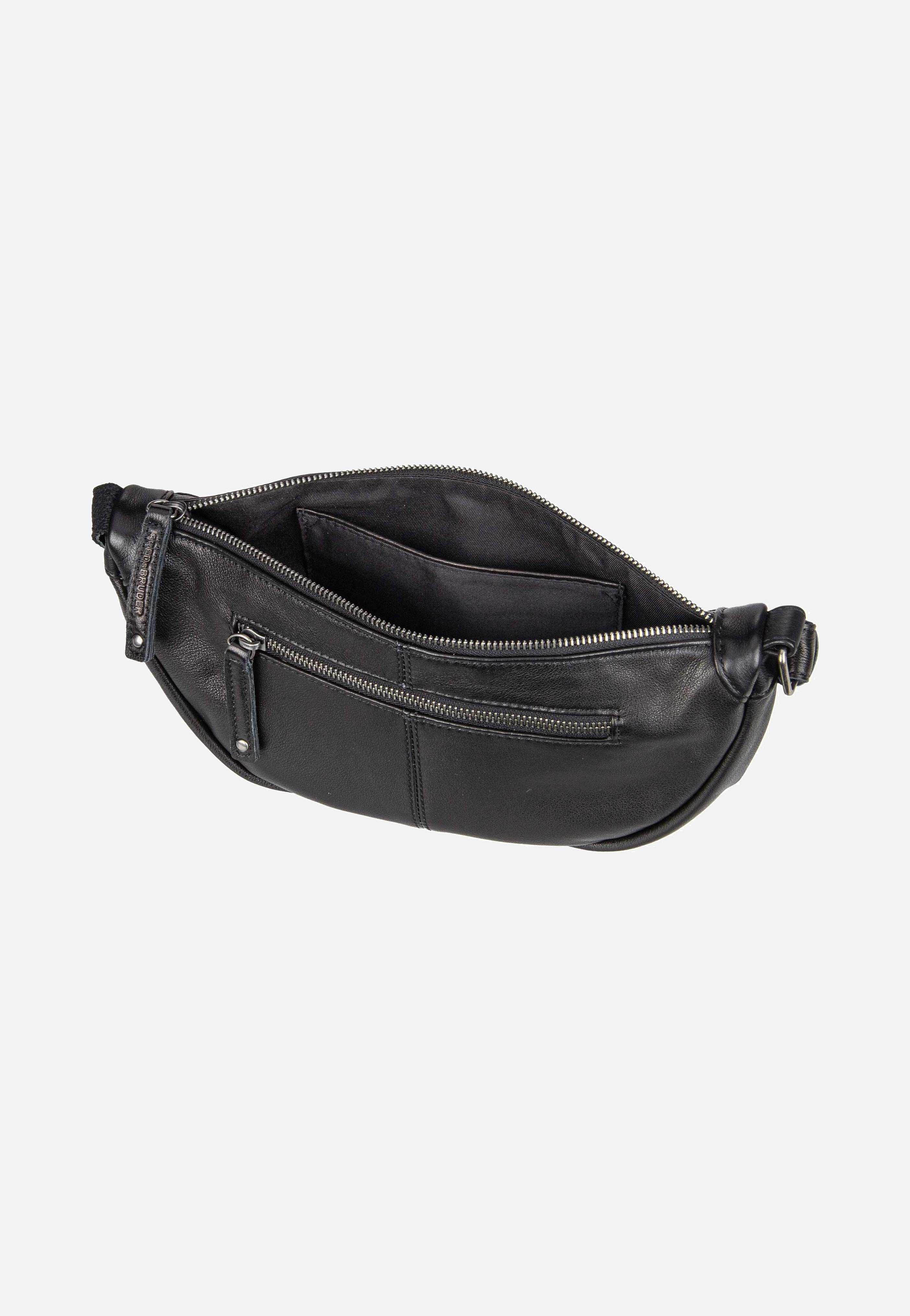 Fredsbruder Layer Halfmoon 3768 Black Sling Bag