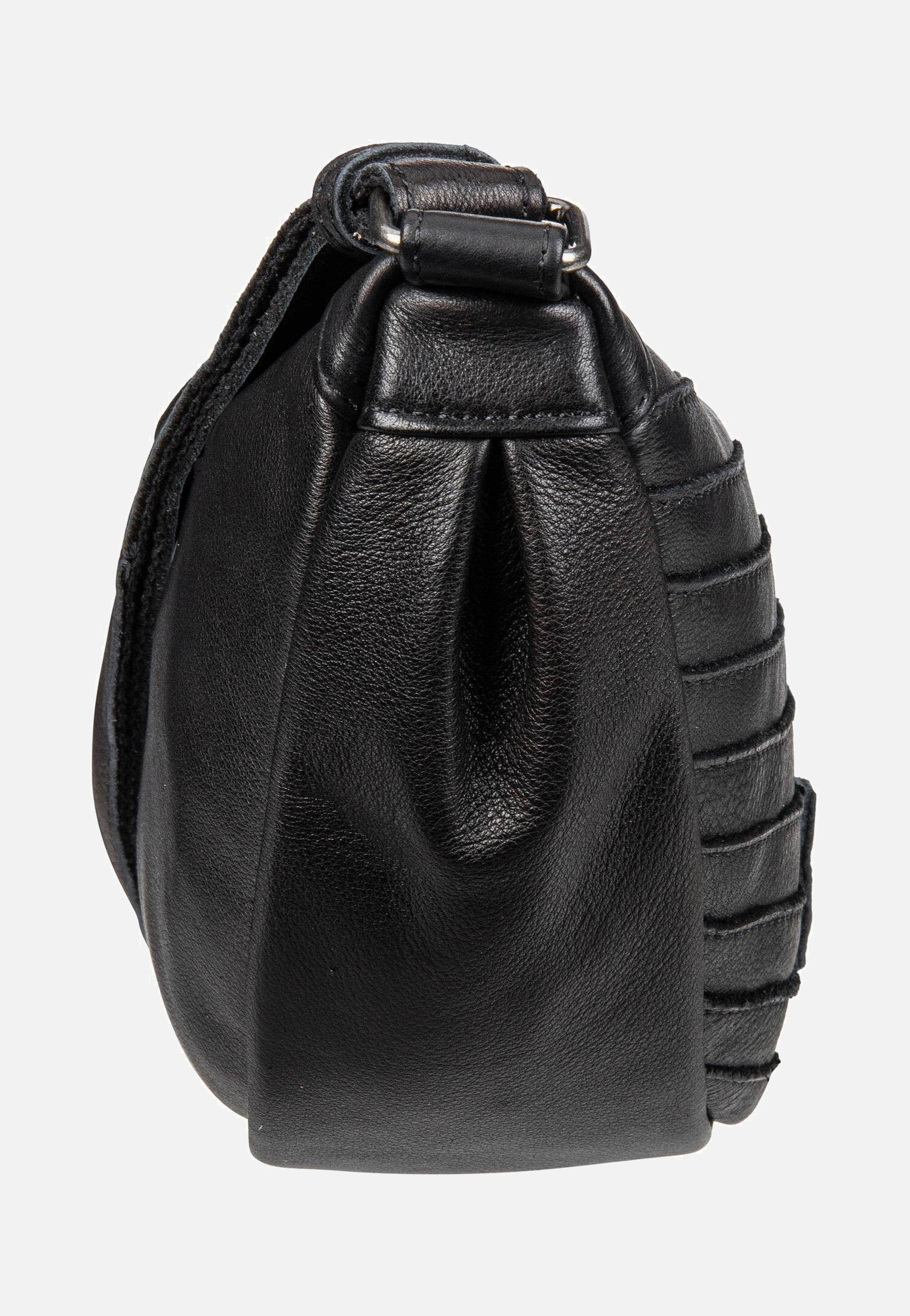 Fredsbruder Layer Halfmoon 3768 Black Sling Bag