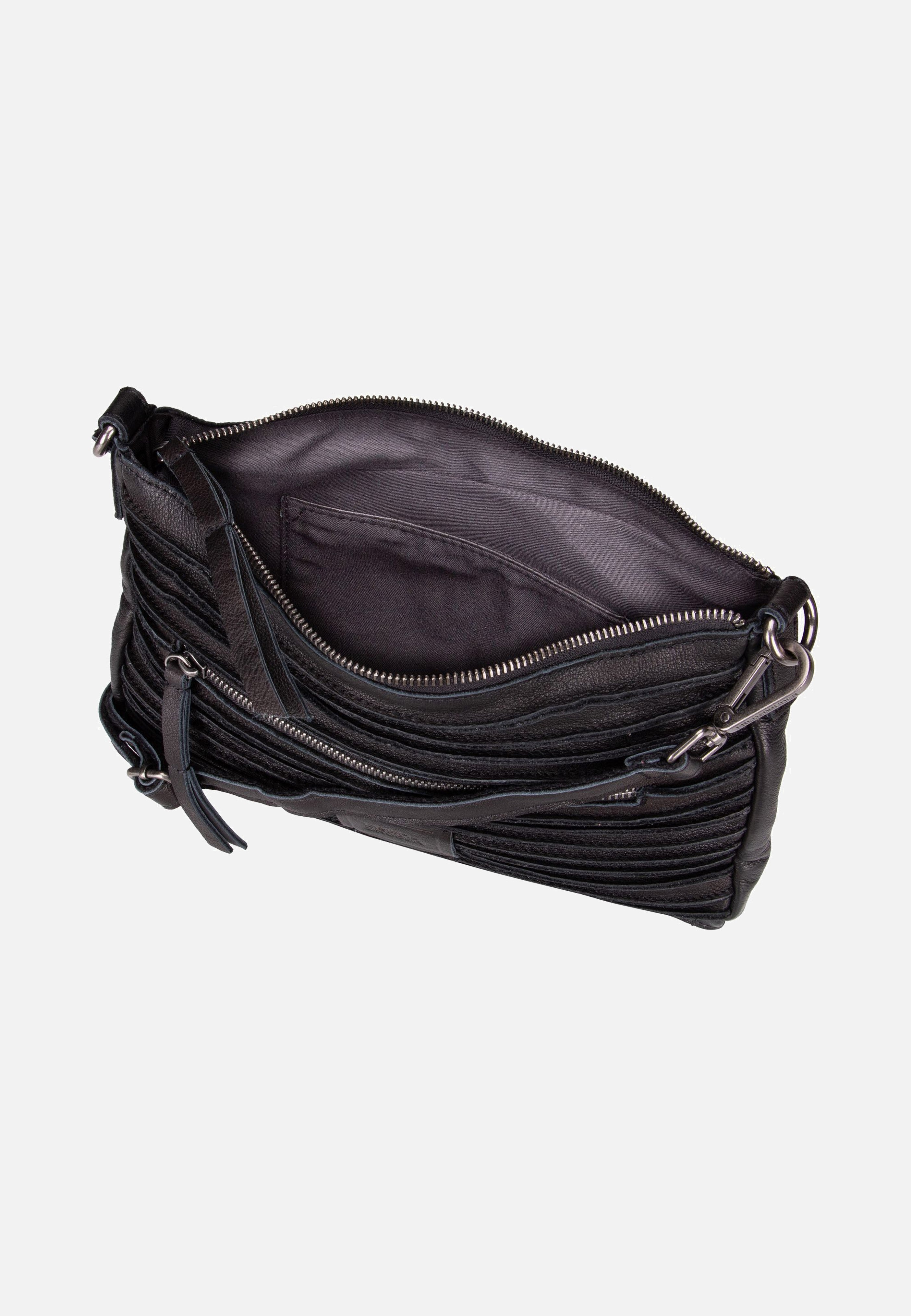 Fredsbruder Riffel Crossbag Black Umhängetasche