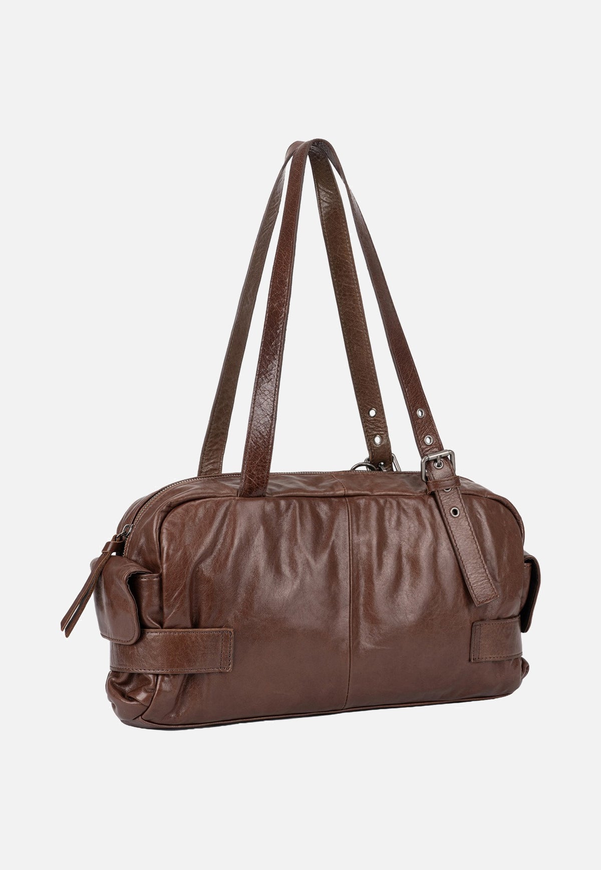 Fredsbruder Perferctly Imperfect Handbag Dark Caramel Schultertasche