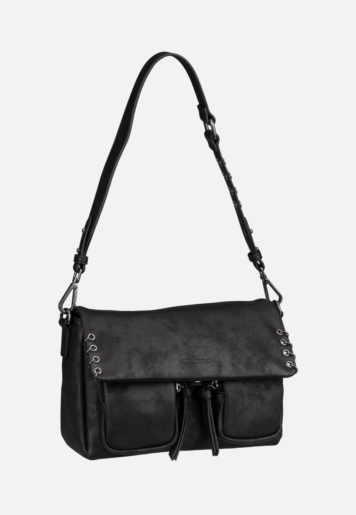 Fredsbruder Rebel At Heart Big Black Schultertasche