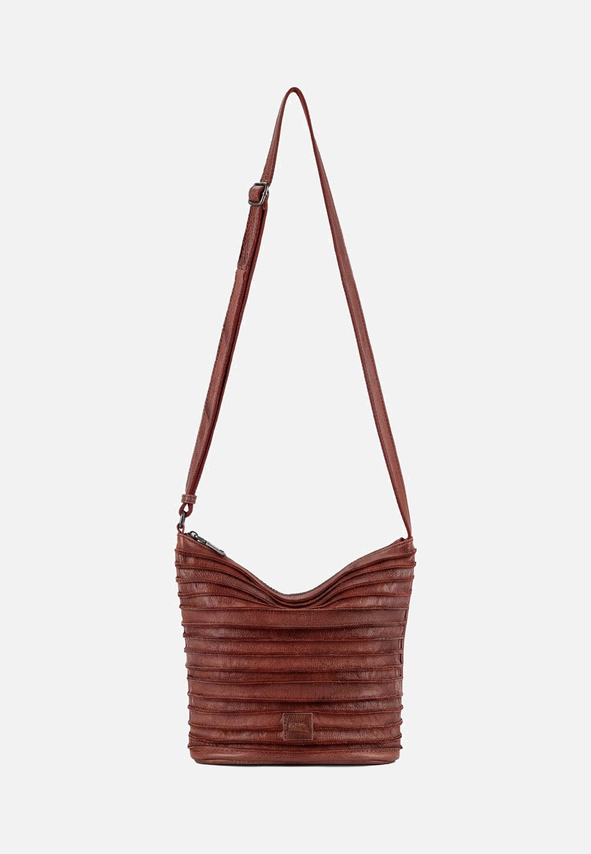 Fredsbruder Riffelinchen 927R Burned Sandalwood Crossbody Bag