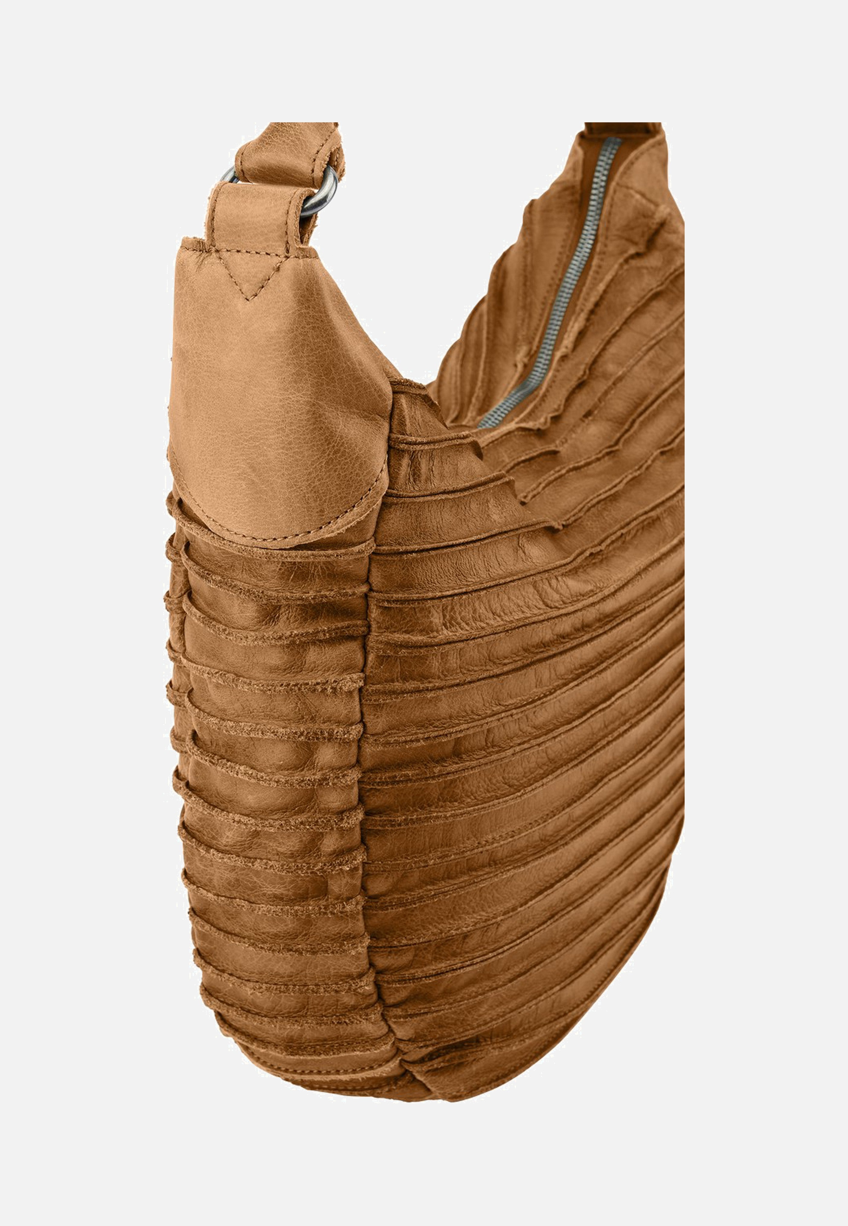 Fredsbruder Riffeltier S 961r Desert Brown Hobo Bag