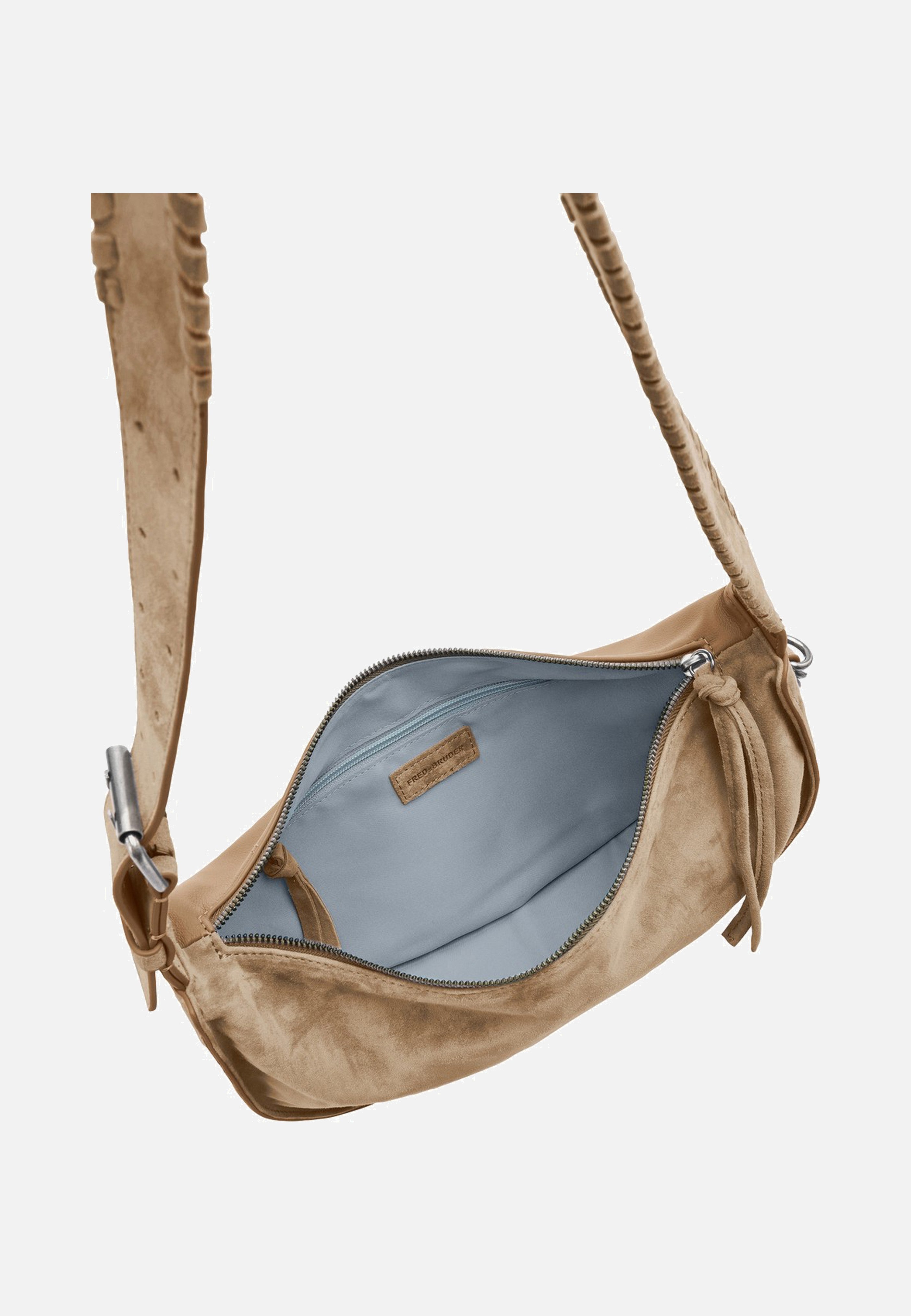 Fredsbruder Whipstitch Soul Hobo Dark Sand Hobo Bag